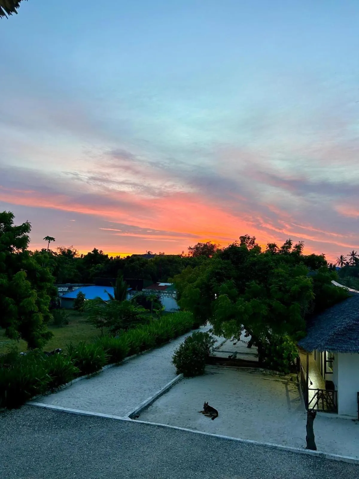Sunset in Shamba Lodge