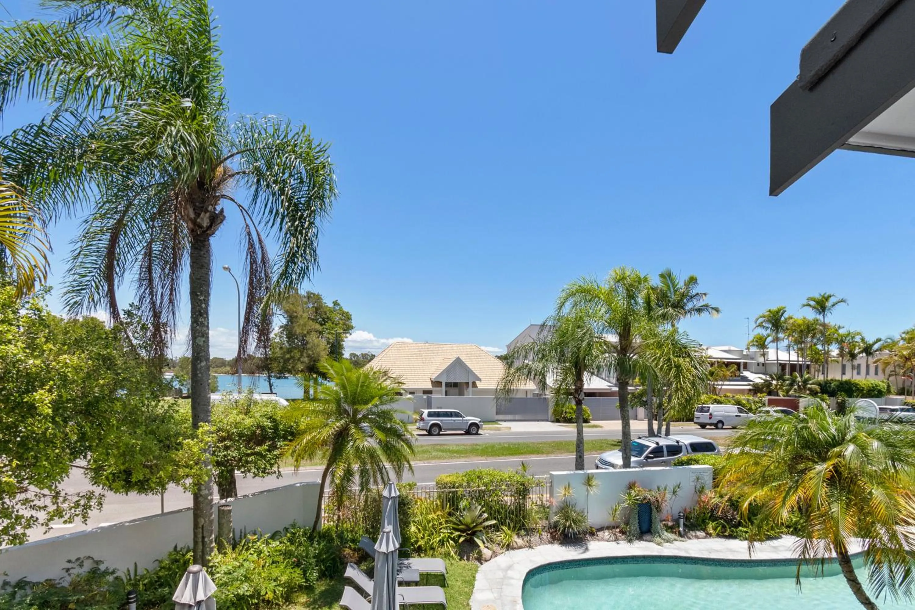 Pool view in Noosa Boutique Apartments & Elkhorn Villas