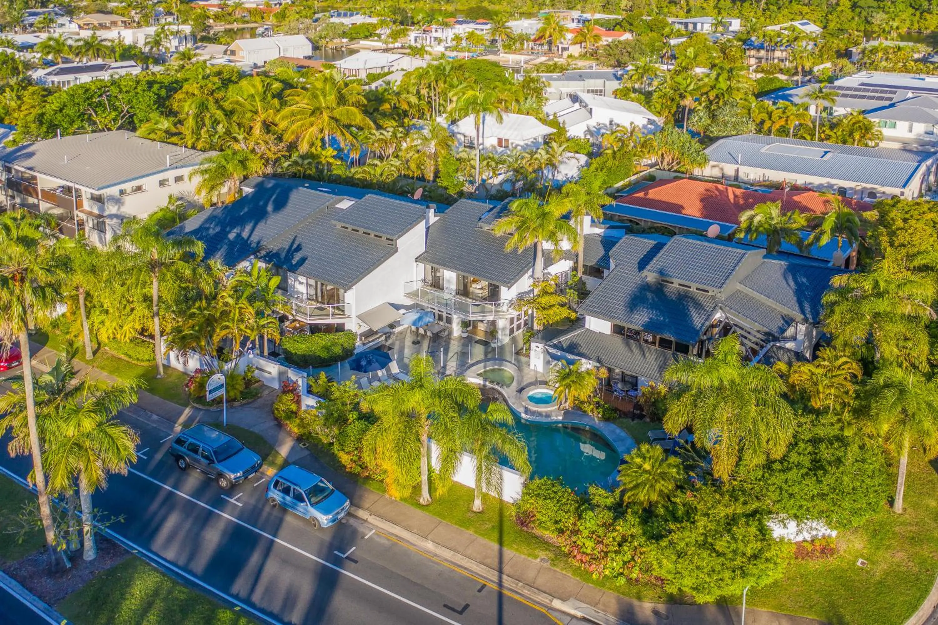 Bird's eye view in Noosa Boutique Apartments & Elkhorn Villas