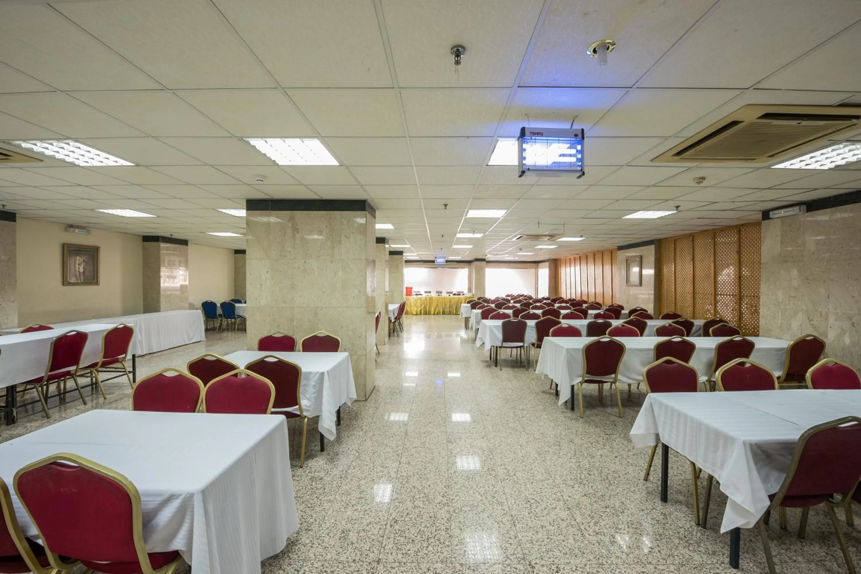 Dining area in Burj Al Mukhtara Hotel