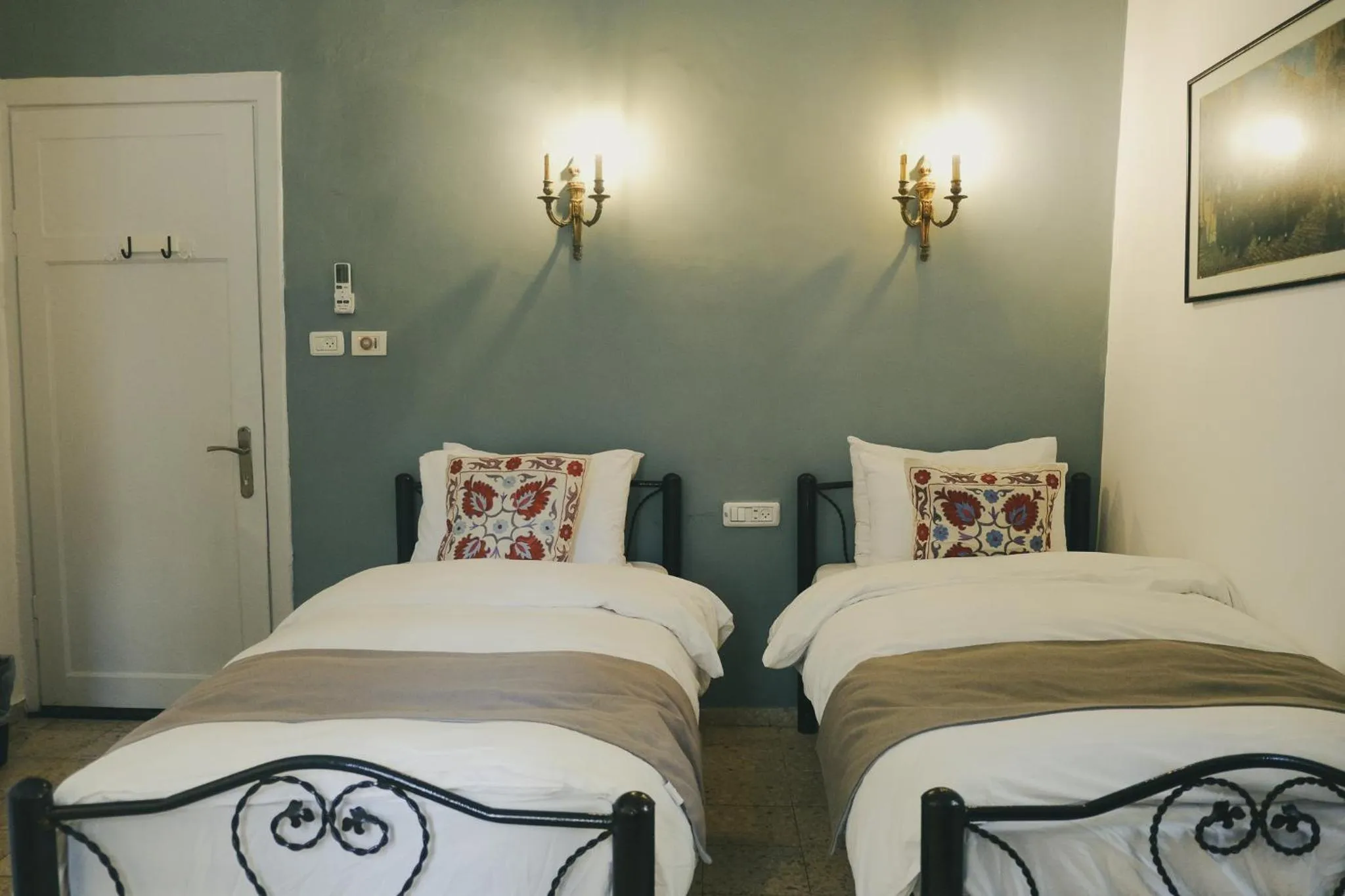 Bedroom, Bed in Tzefania Hotel