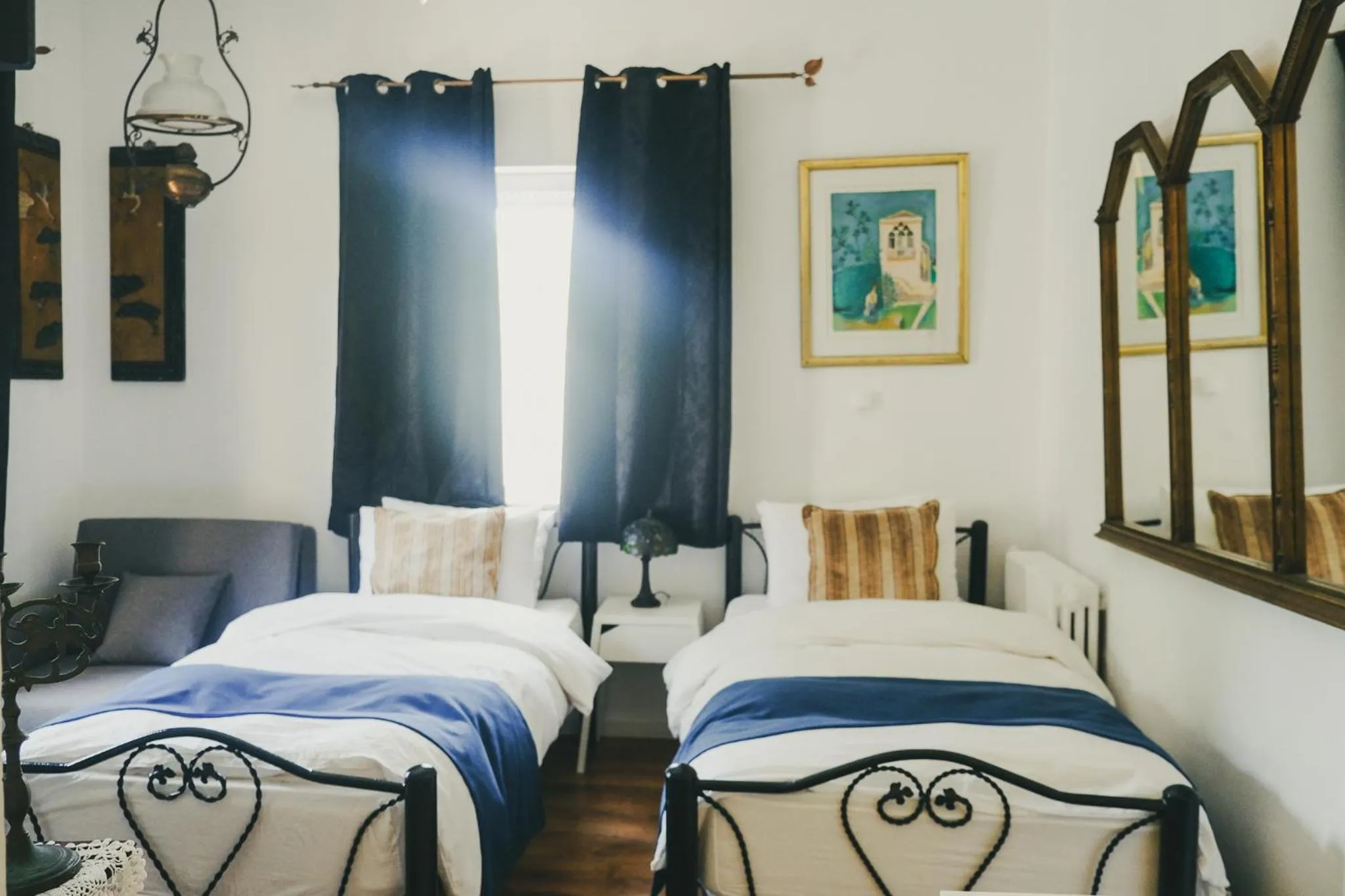 Bedroom, Bed in Tzefania Hotel