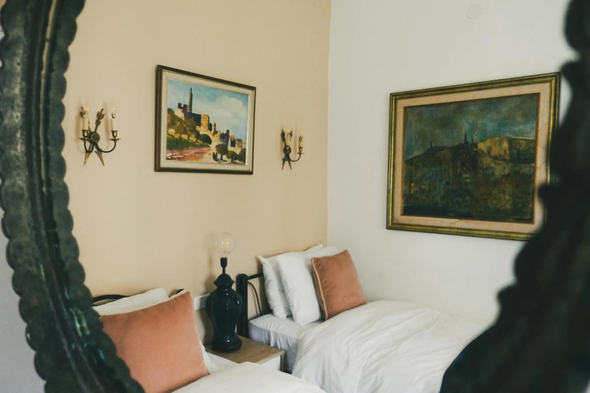 Bedroom, Bed in Tzefania Hotel