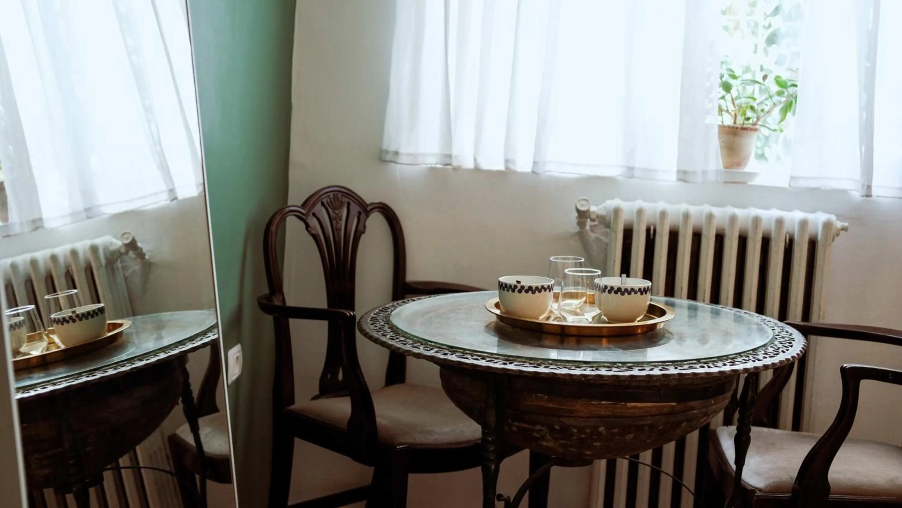 Seating area in Tzefania Hotel