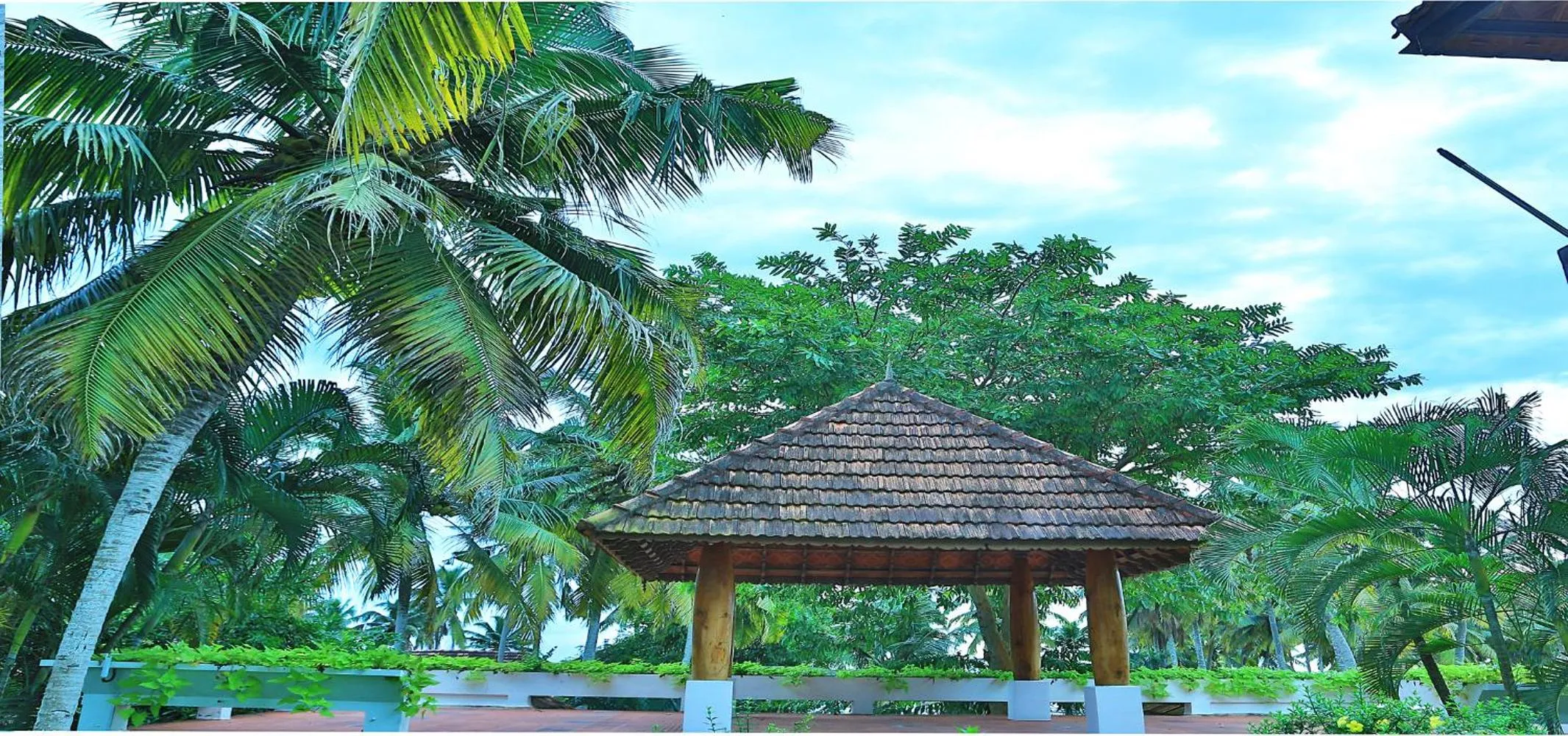 Garden view in Estuary Sarovar Premiere Poovar Island