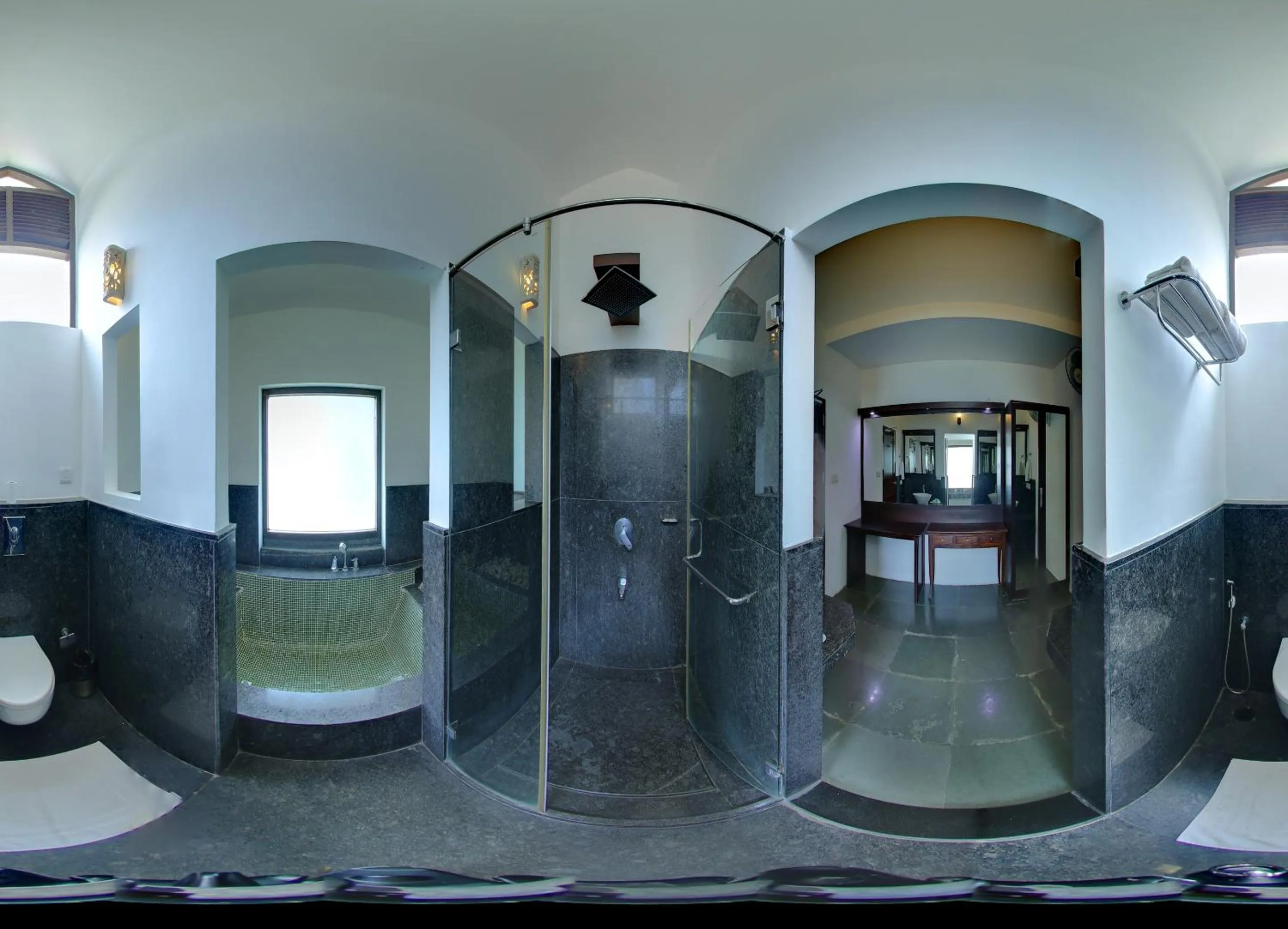 Bathroom in Estuary Sarovar Premiere Poovar Island