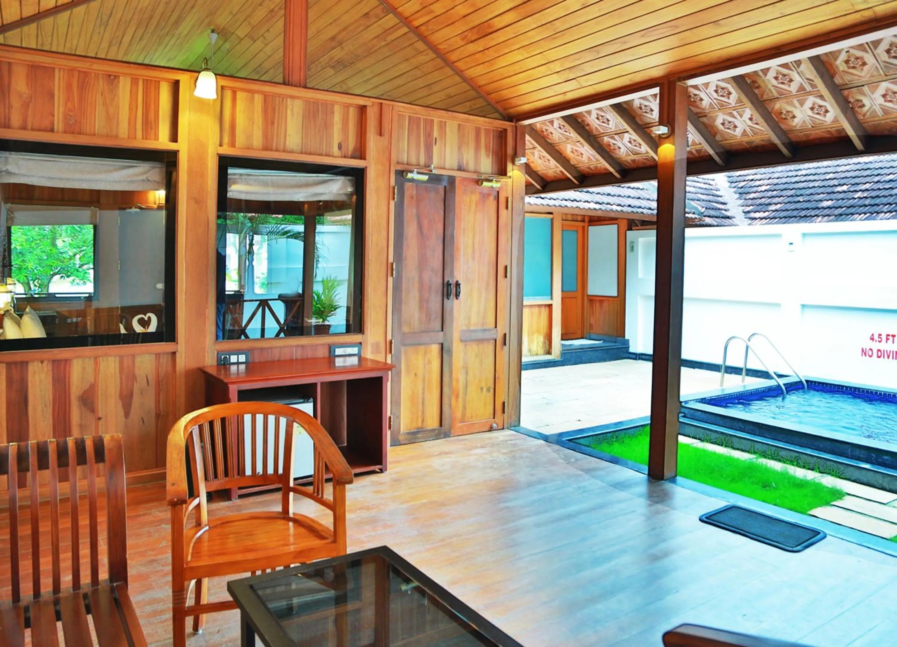 Living room in Estuary Sarovar Premiere Poovar Island