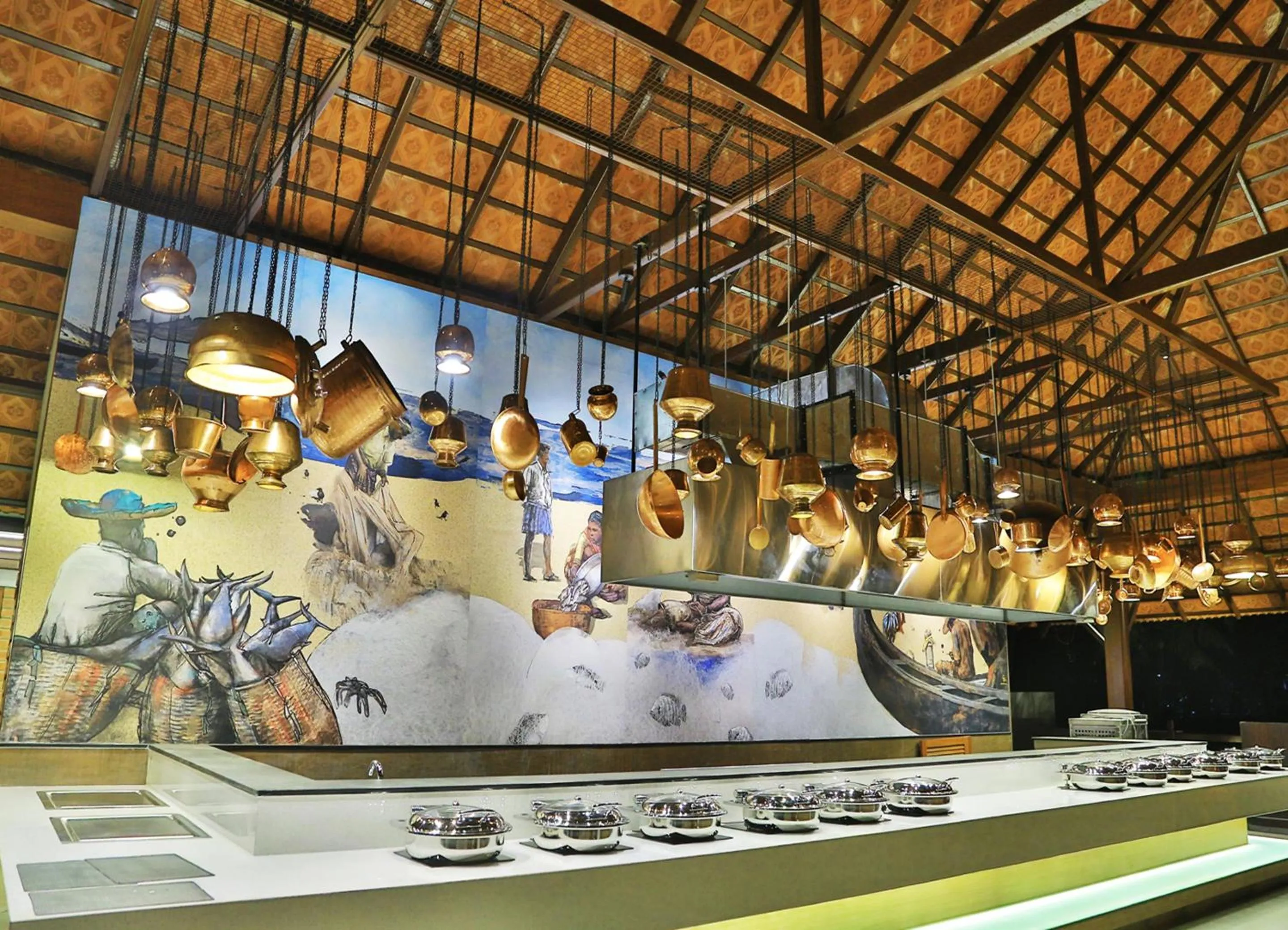 Restaurant/places to eat in Estuary Sarovar Premiere Poovar Island