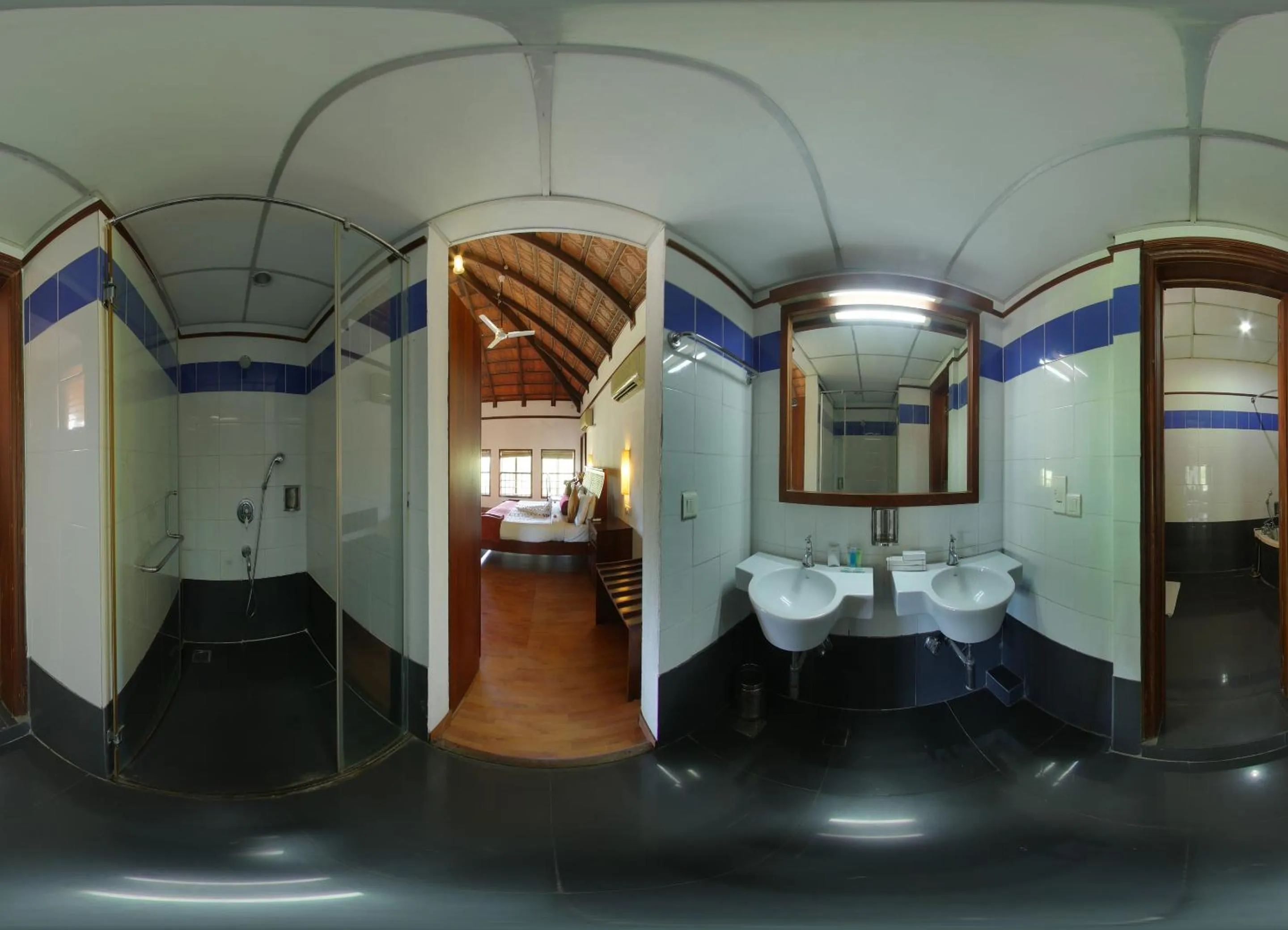 Bathroom in Estuary Sarovar Premiere Poovar Island