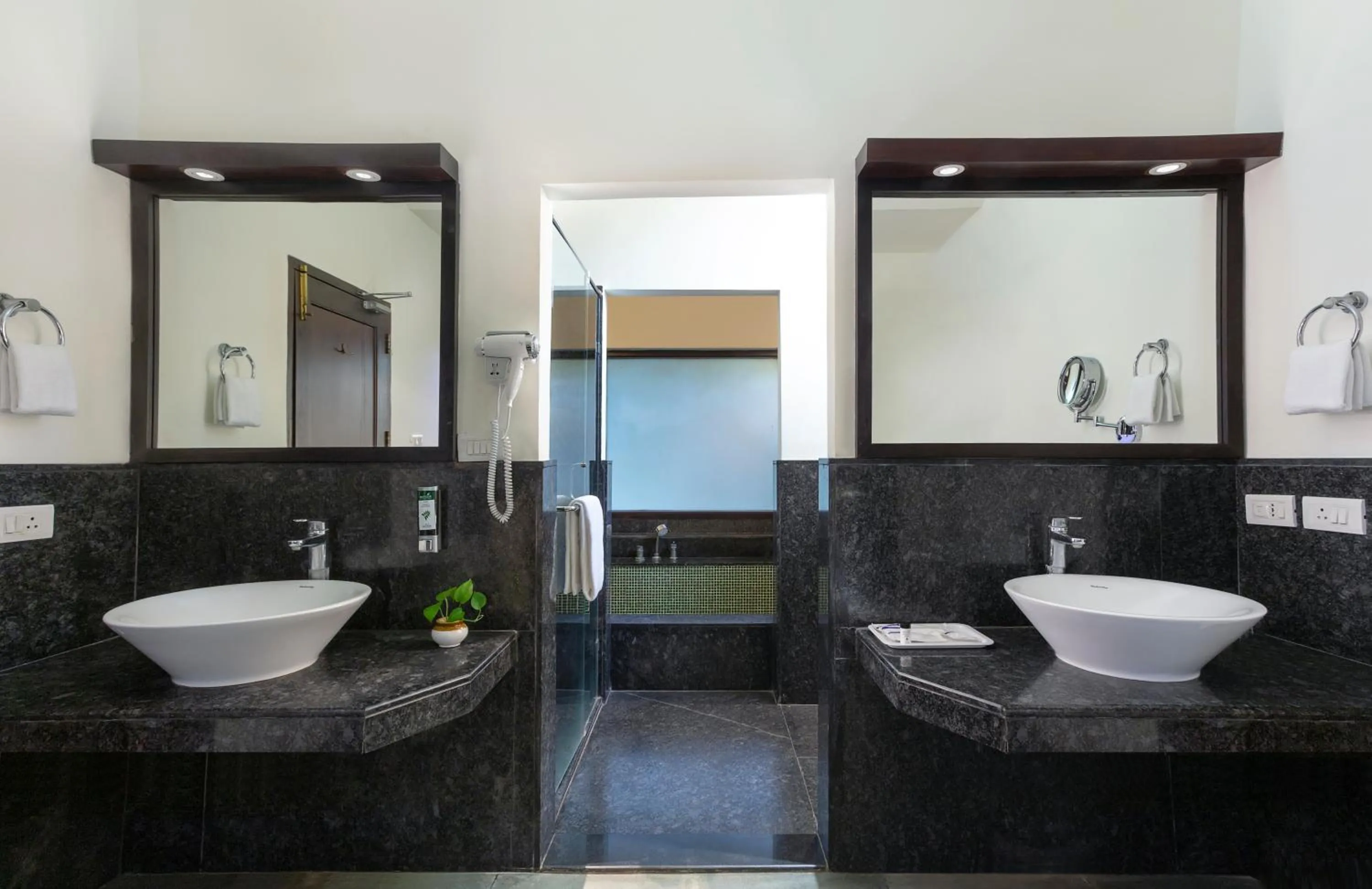 Bathroom in Estuary Sarovar Premiere Poovar Island