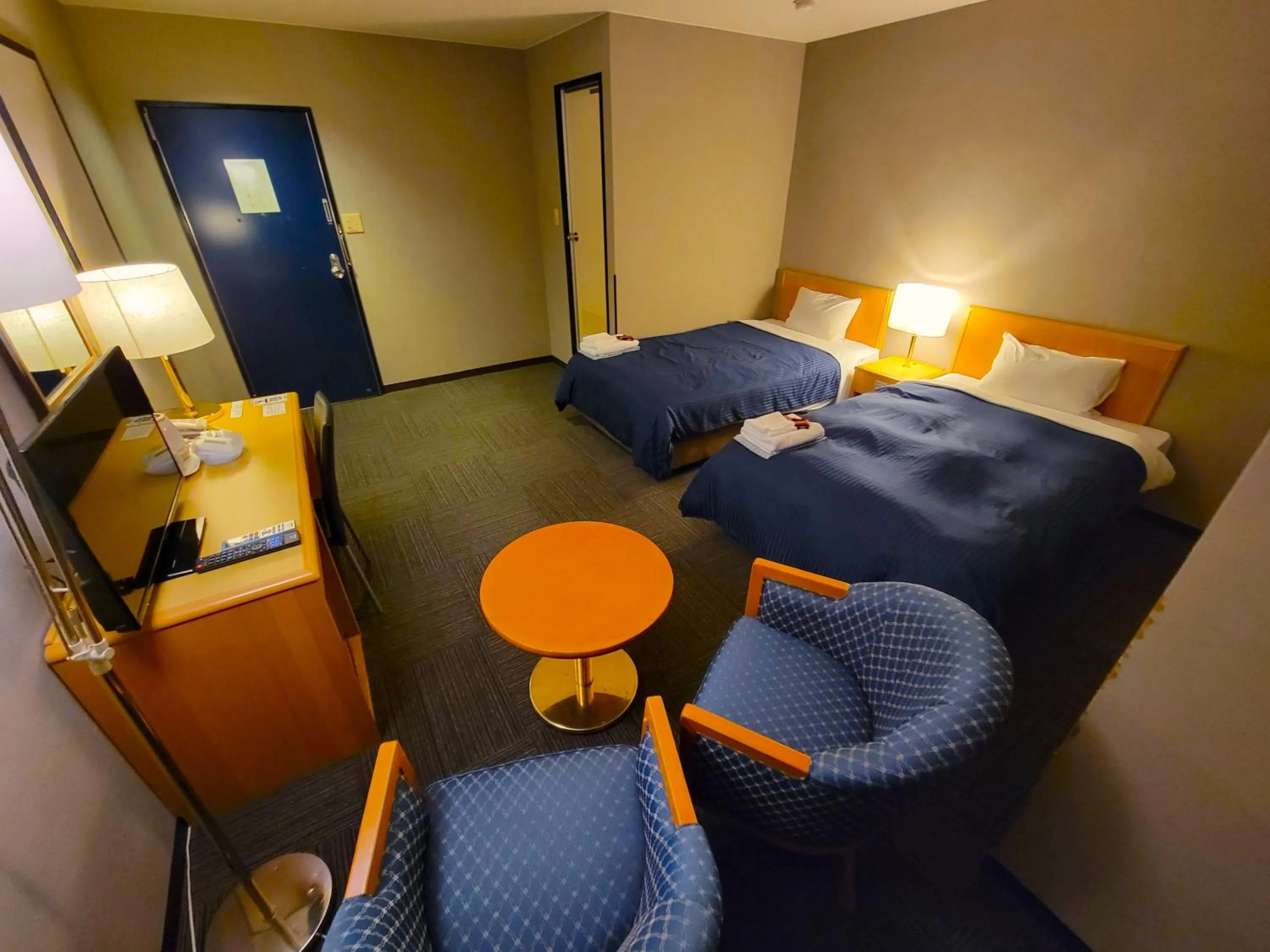 Bed in Hotel Seagull