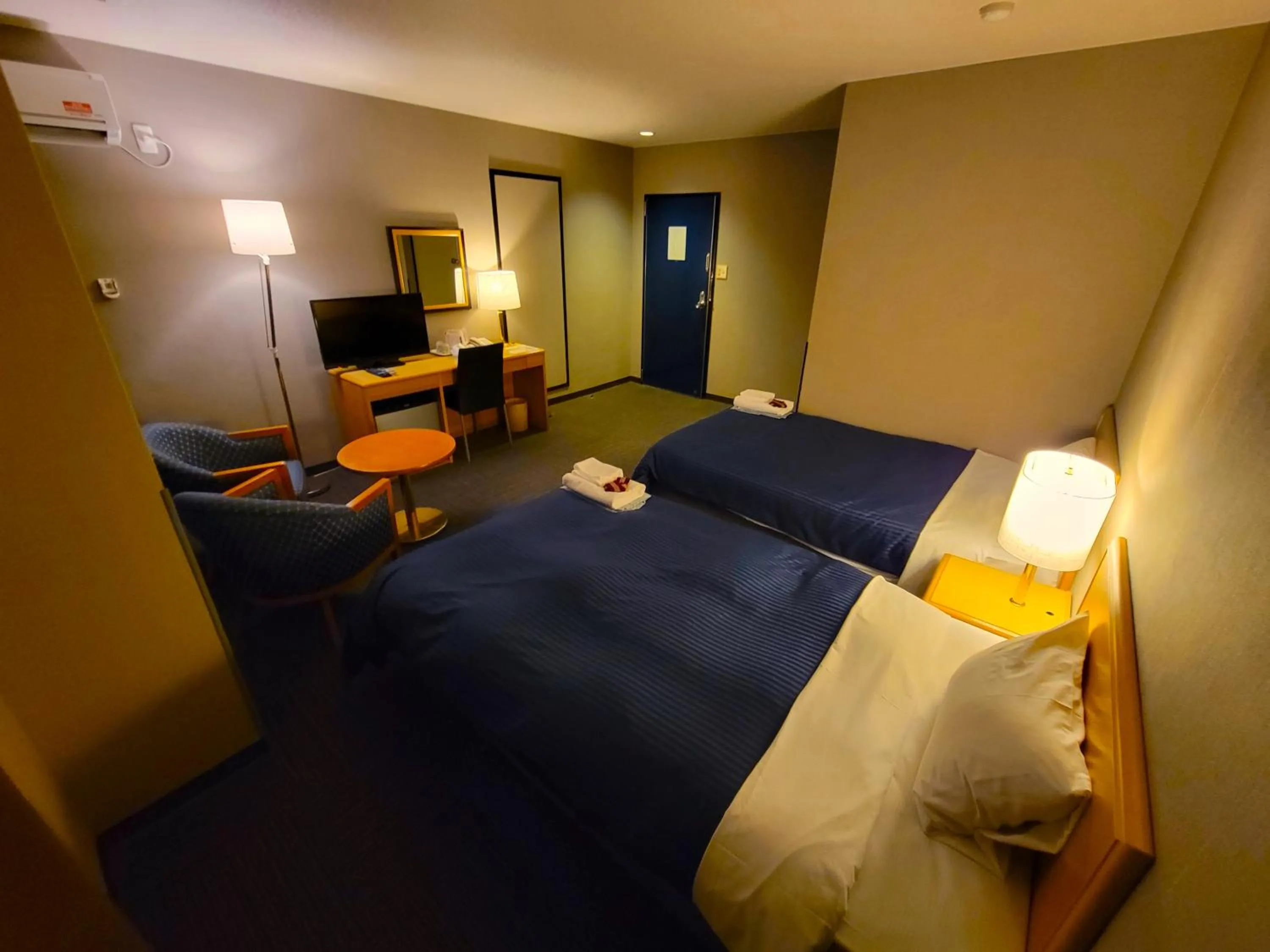 Bed in Hotel Seagull