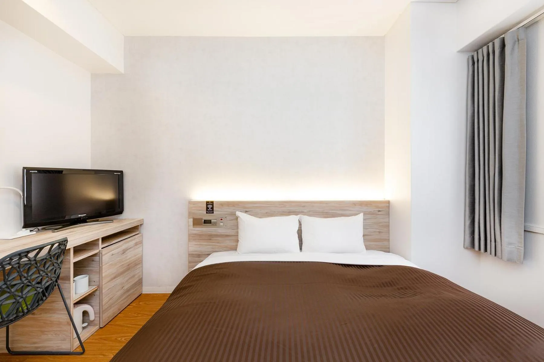 Photo of the whole room, Bed in The OneFive Fukuoka Tenjin