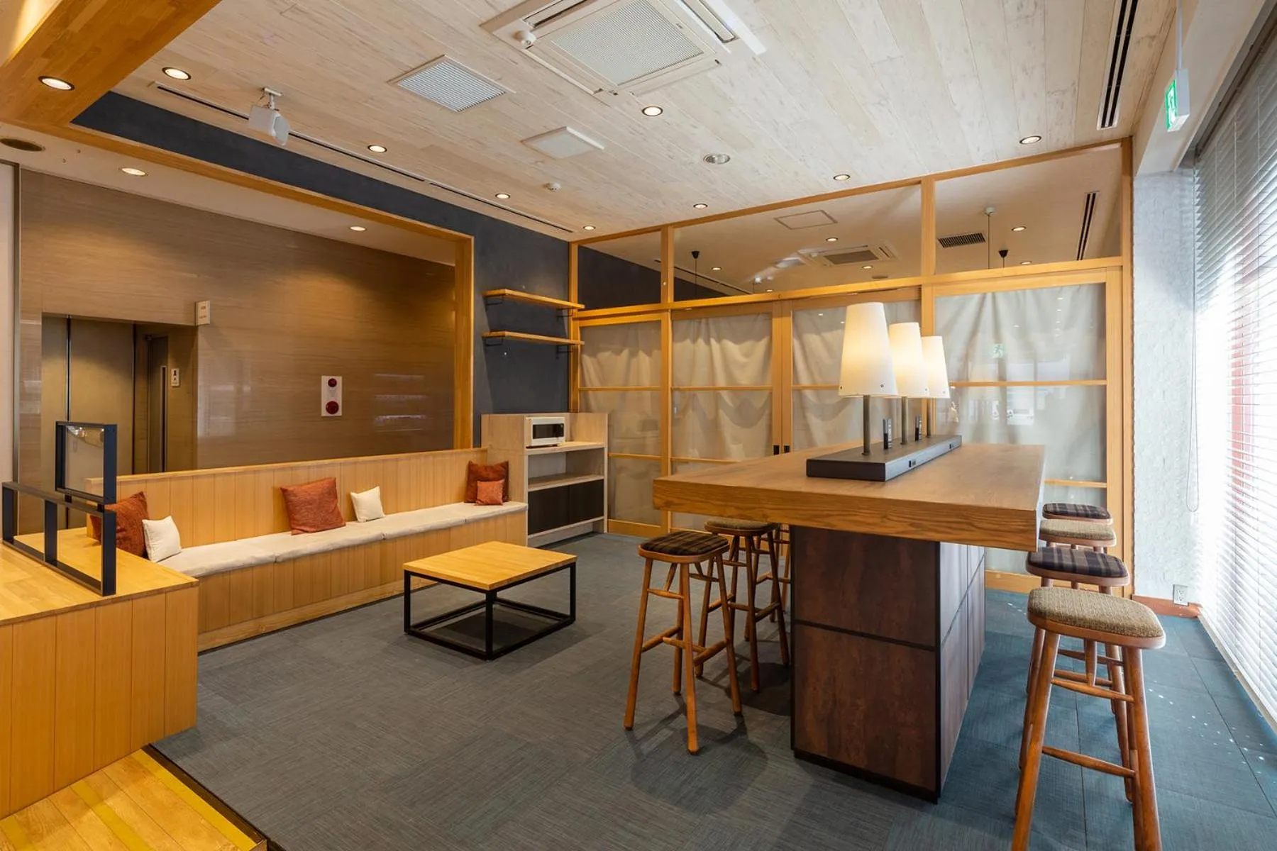 Lobby or reception in The OneFive Fukuoka Tenjin