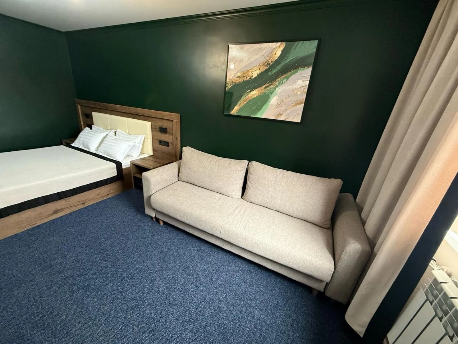 Bed in Ulpan Mini Hotel