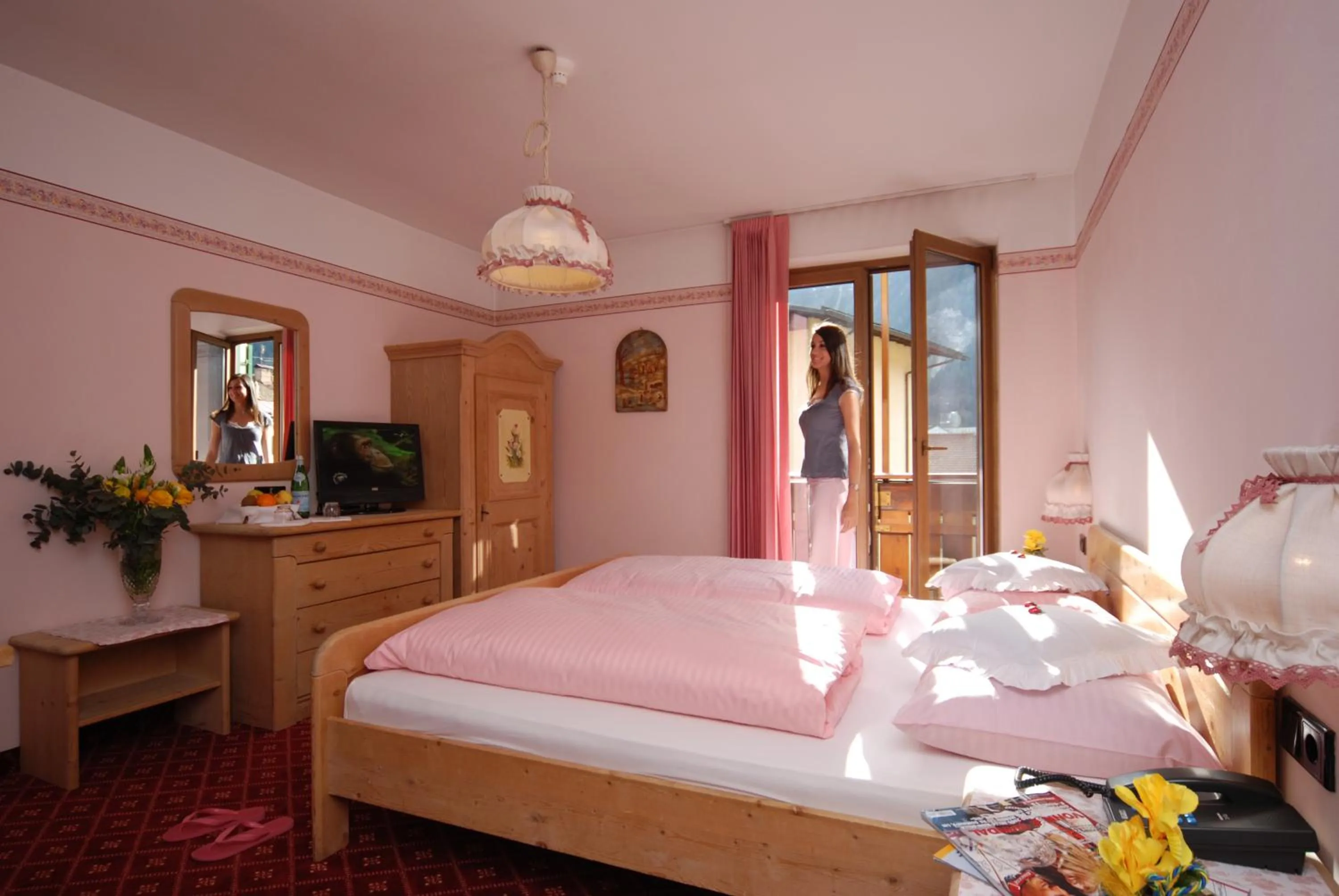 Bed in Sport Hotel Sass Maor