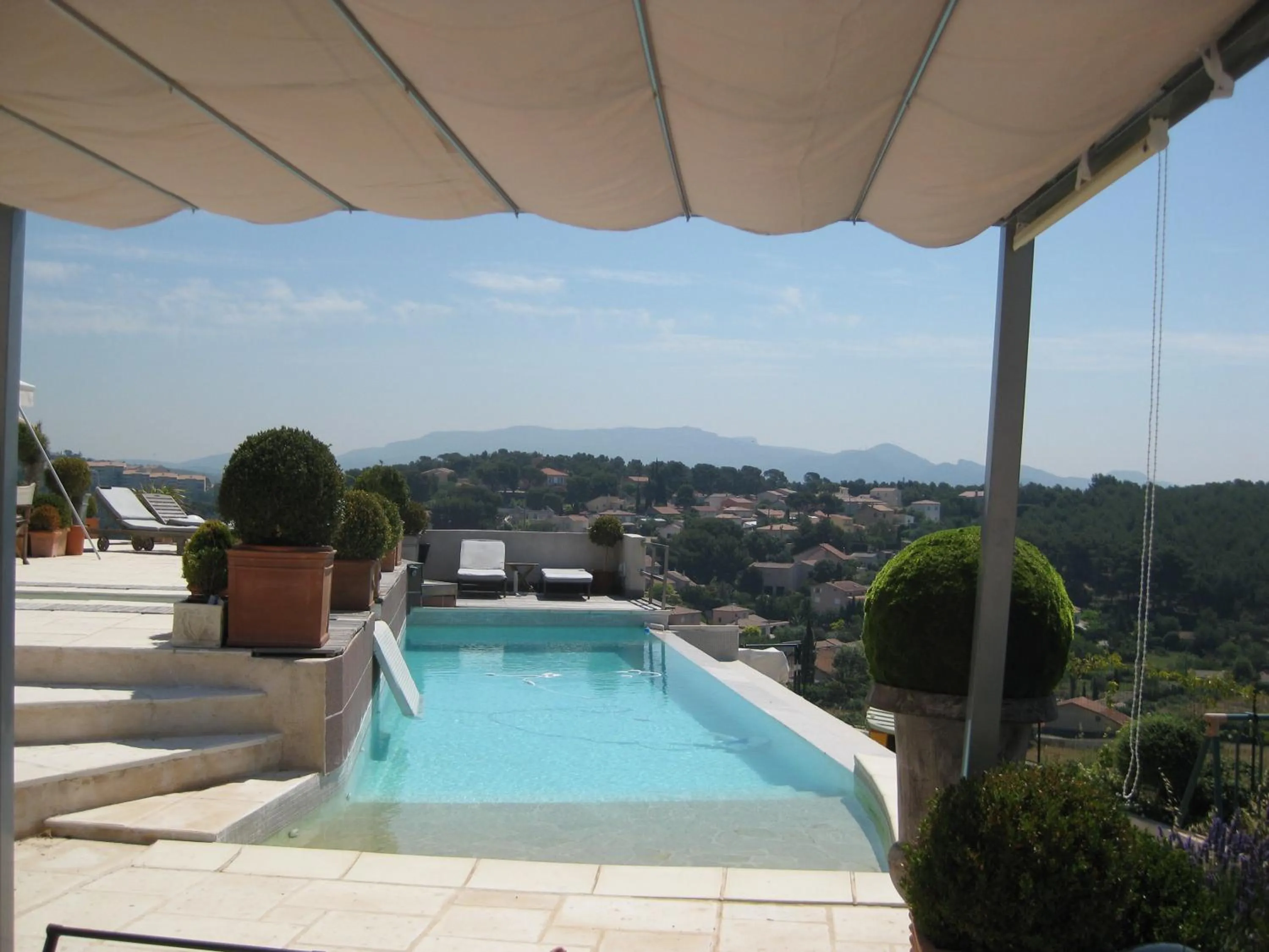 Swimming pool in La Villa Blanche