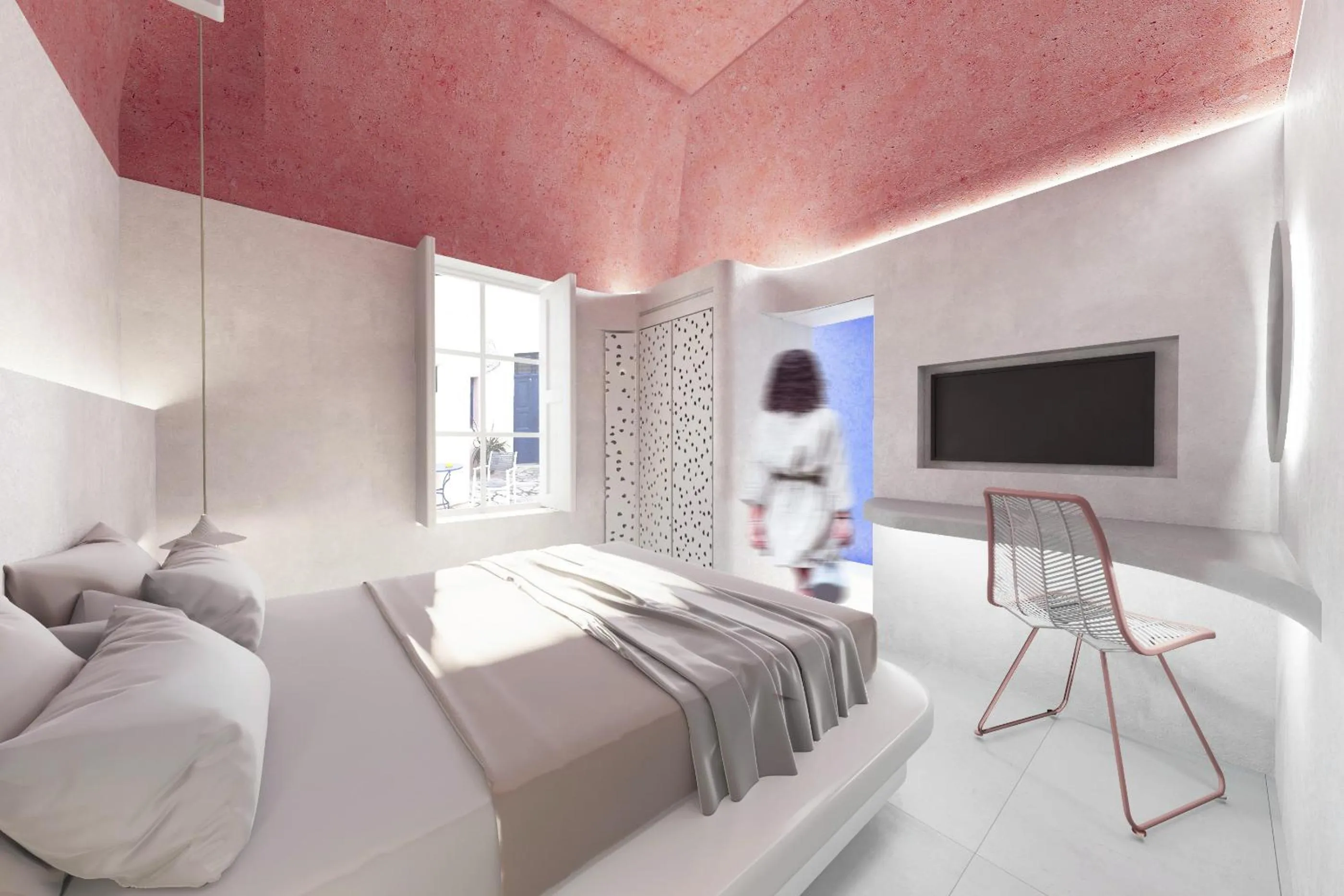 Guests, Bed in Kykladonisia Traditional Settlement