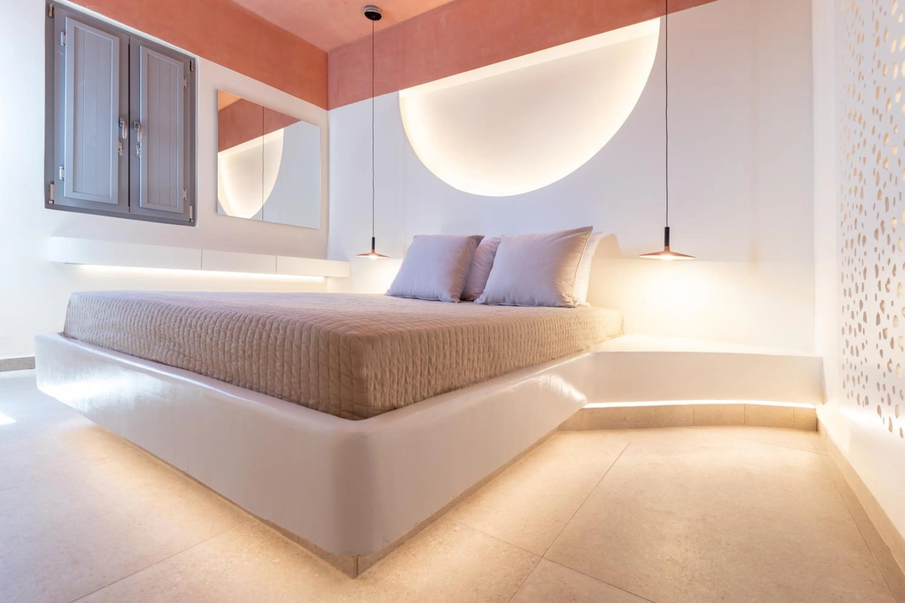 Bed in Kykladonisia Traditional Settlement