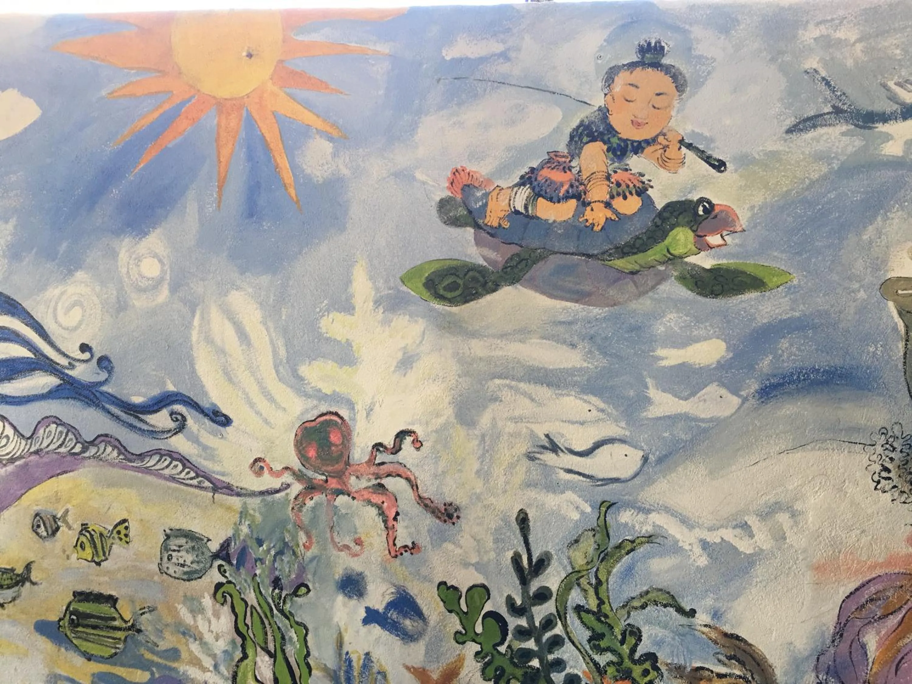 Decorative detail in Ngoc Linh Villas