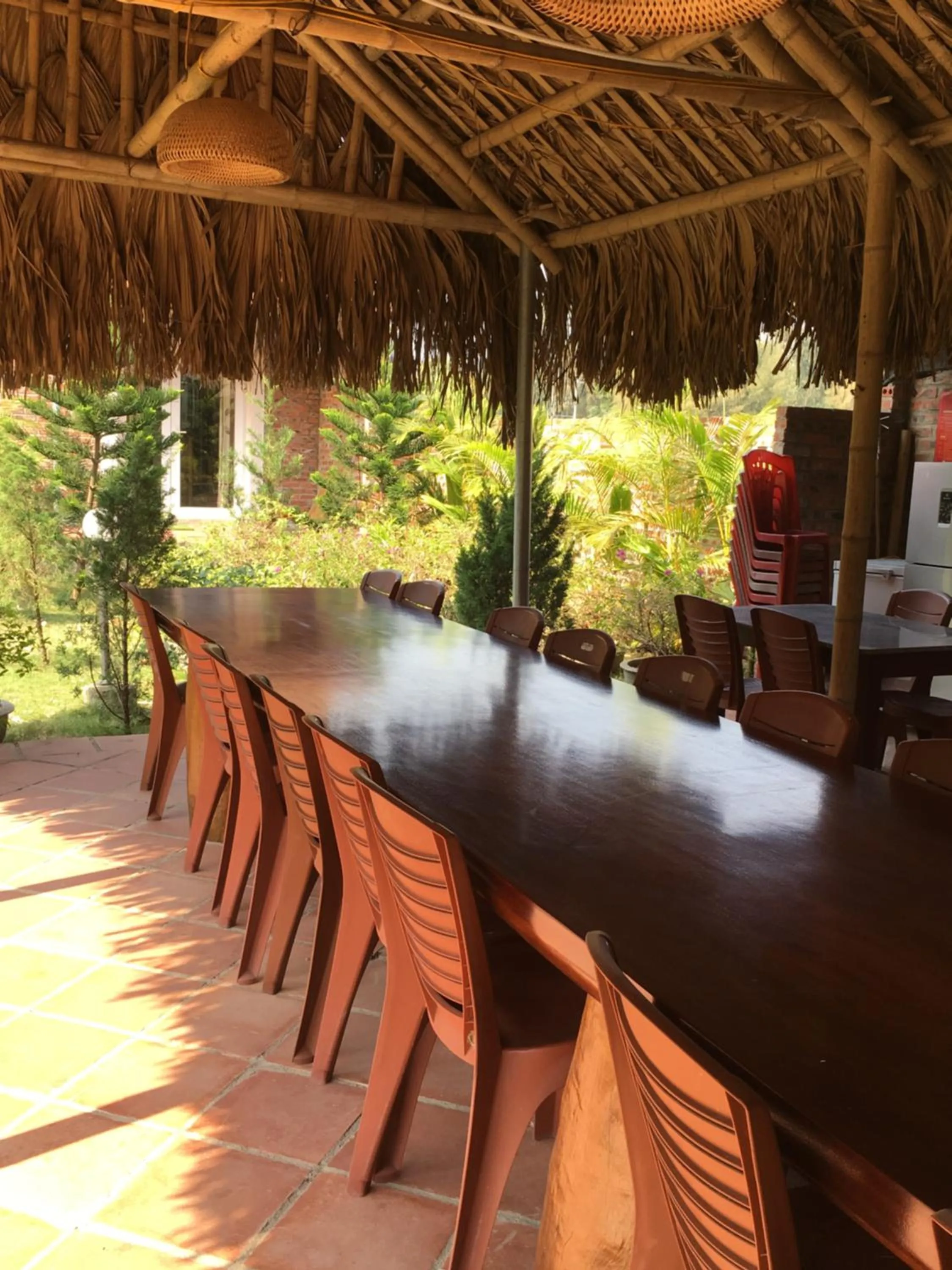 Dining area in Ngoc Linh Villas