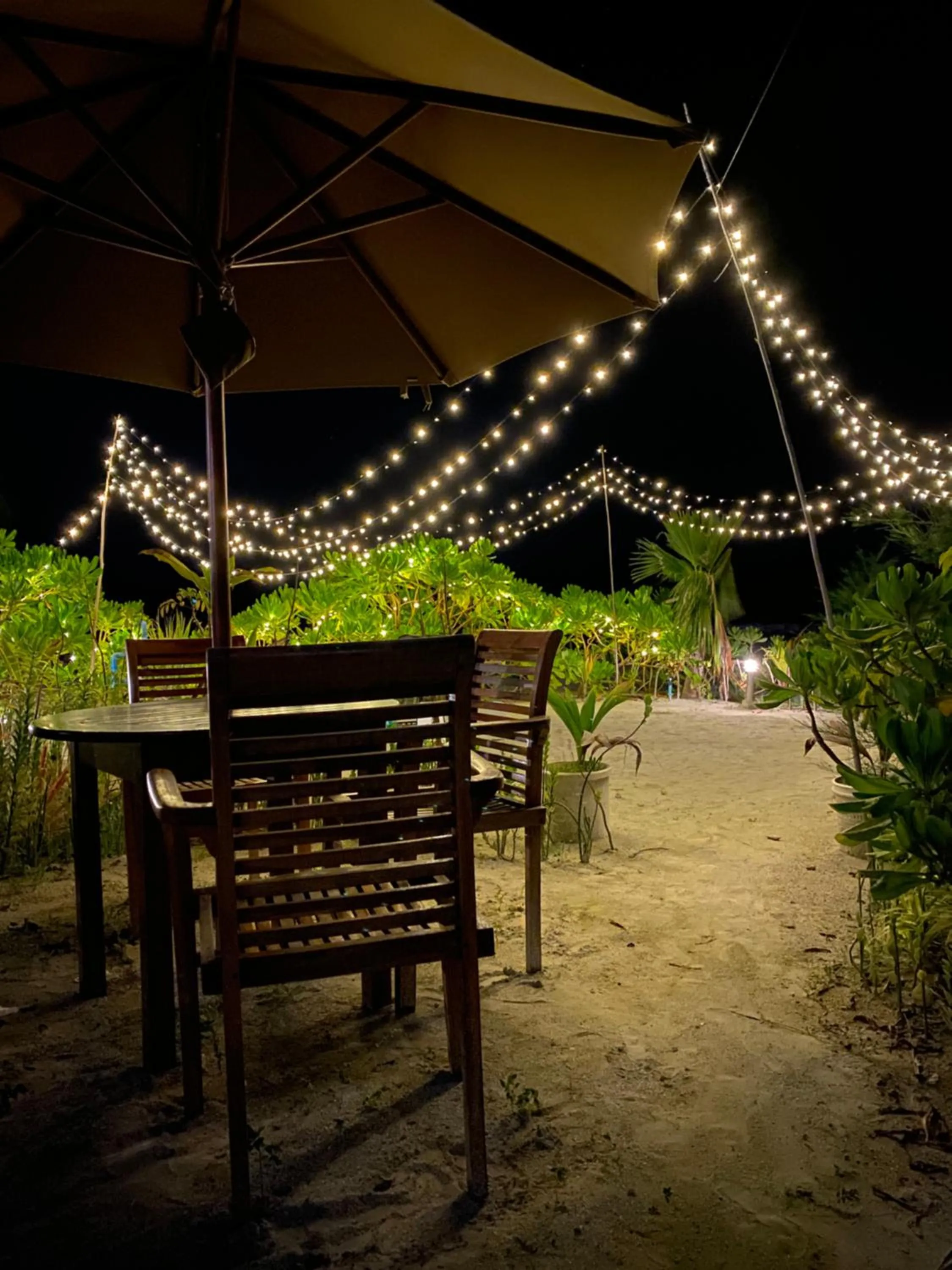 Patio in Reef Edge Thulusdhoo, Maldives
