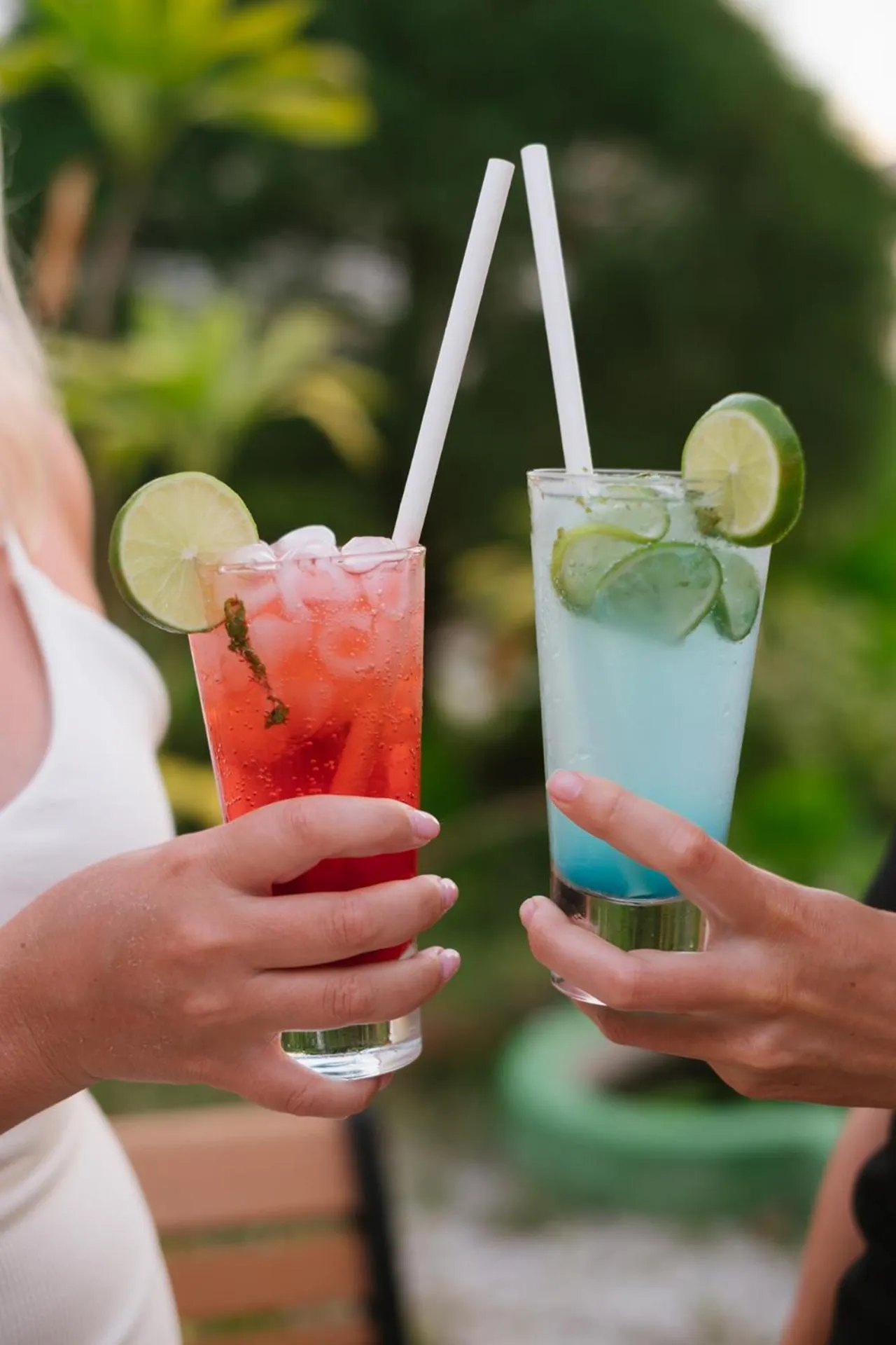 Drinks in Reef Edge Thulusdhoo, Maldives