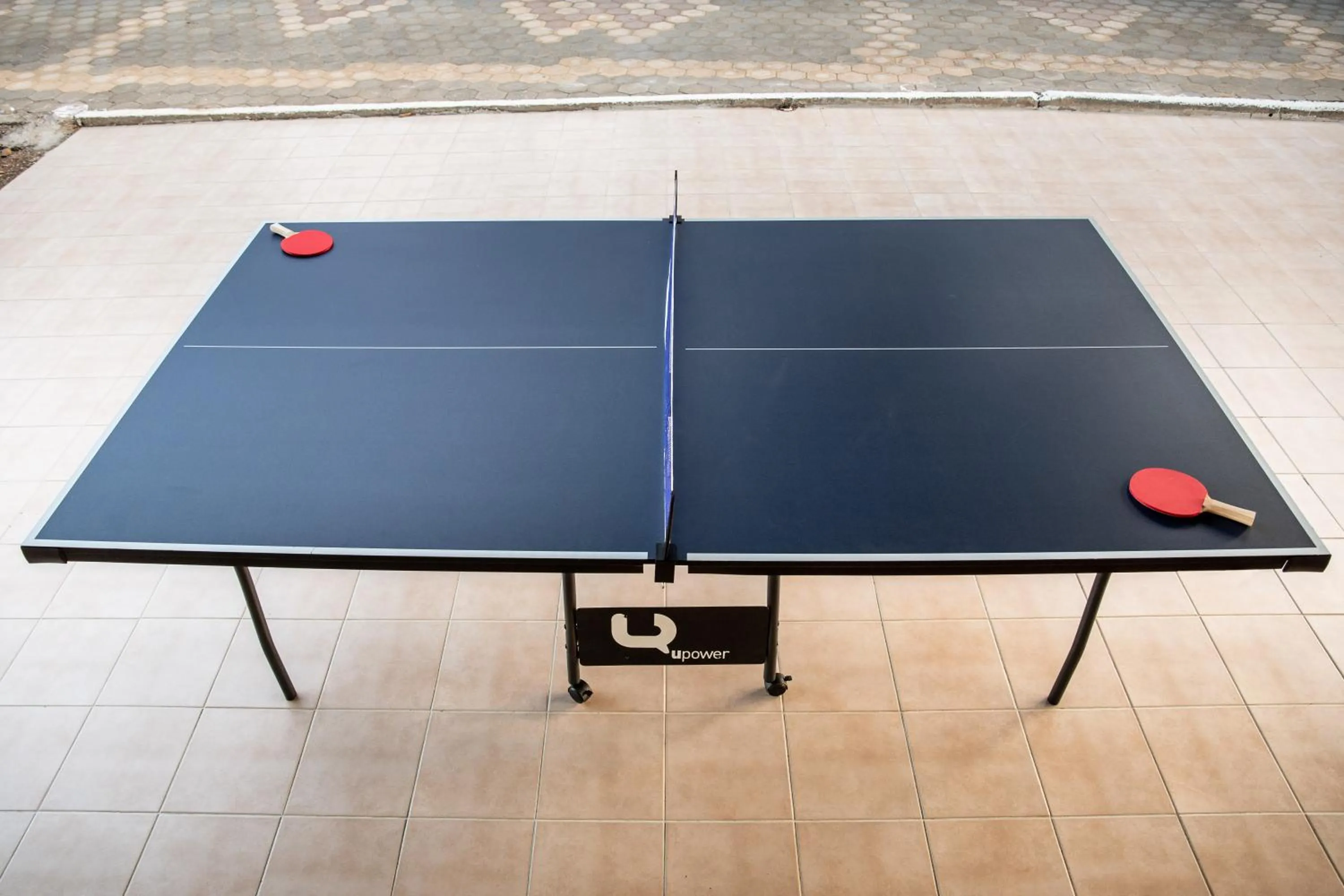 Table tennis in Chrissy's Paradise