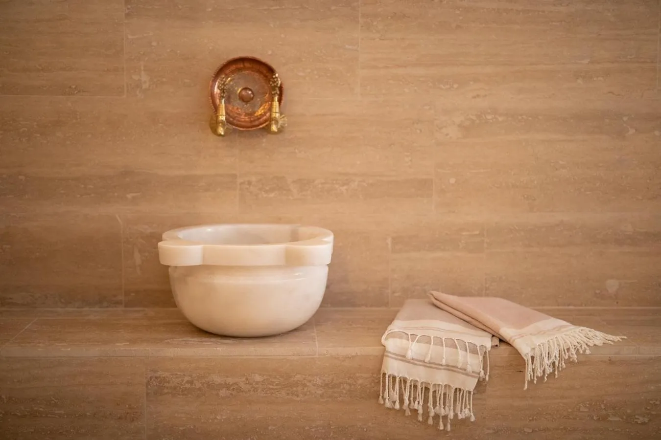 Public Bath in terracota hotel