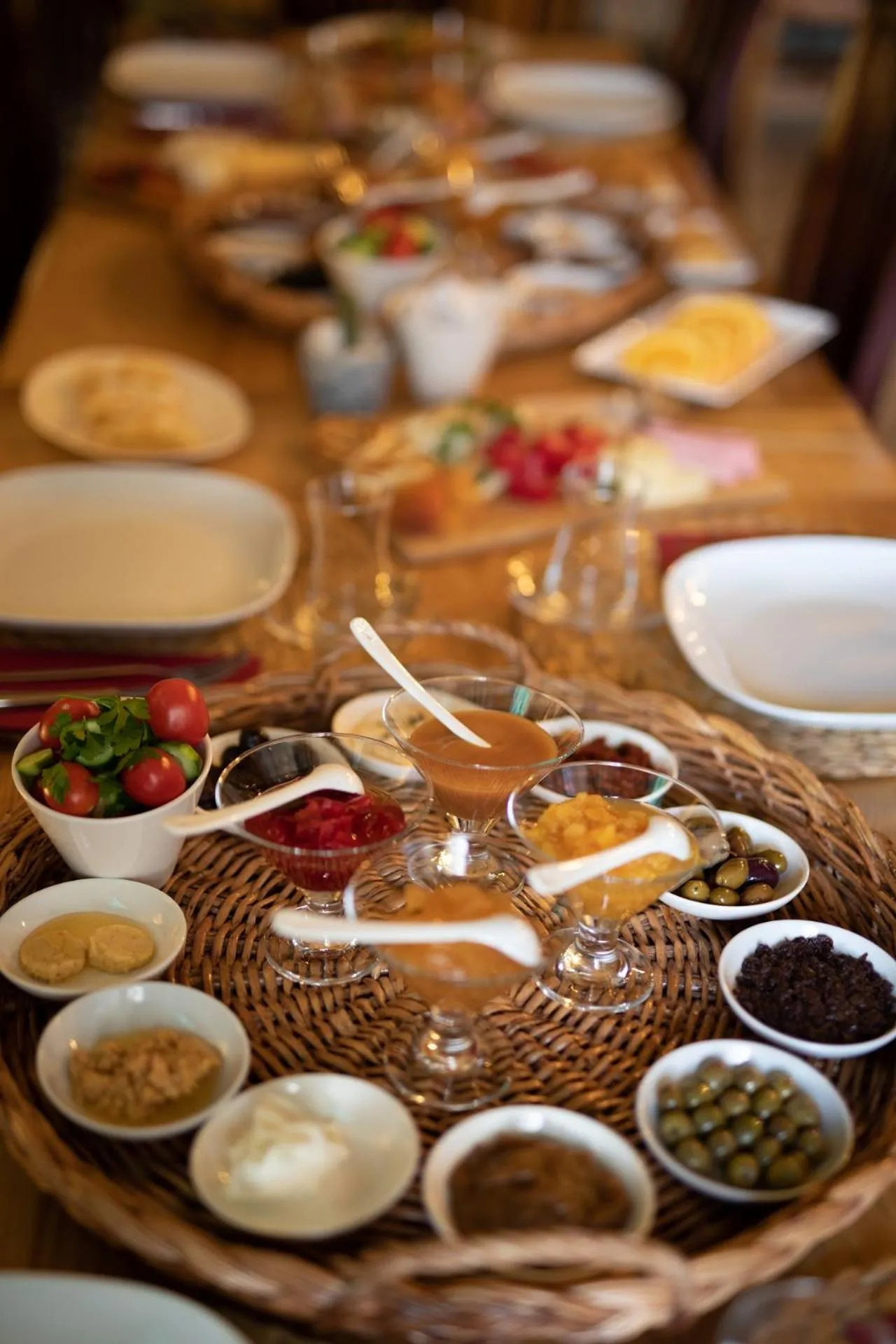 Food and drinks in terracota hotel