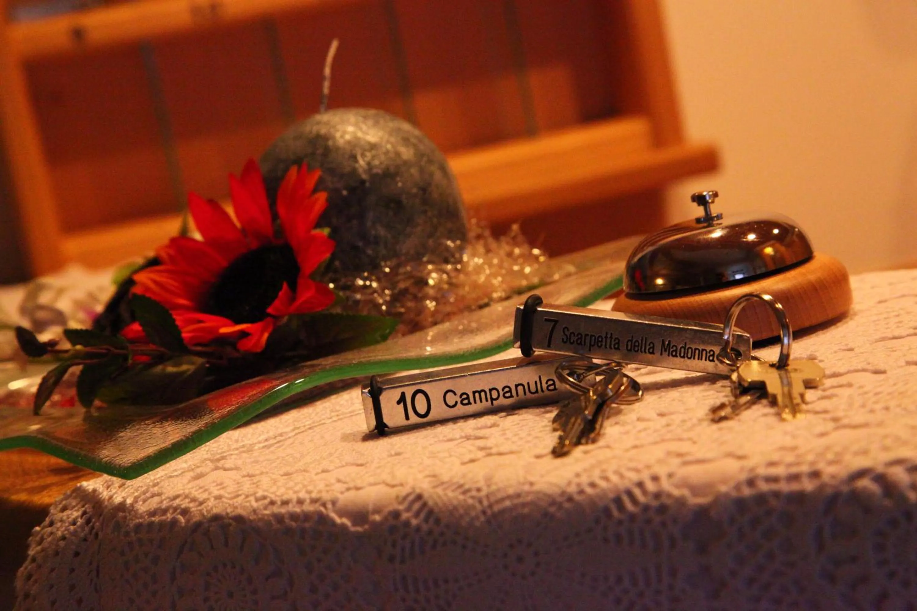 Decorative detail in Garnì Prà Fiorì