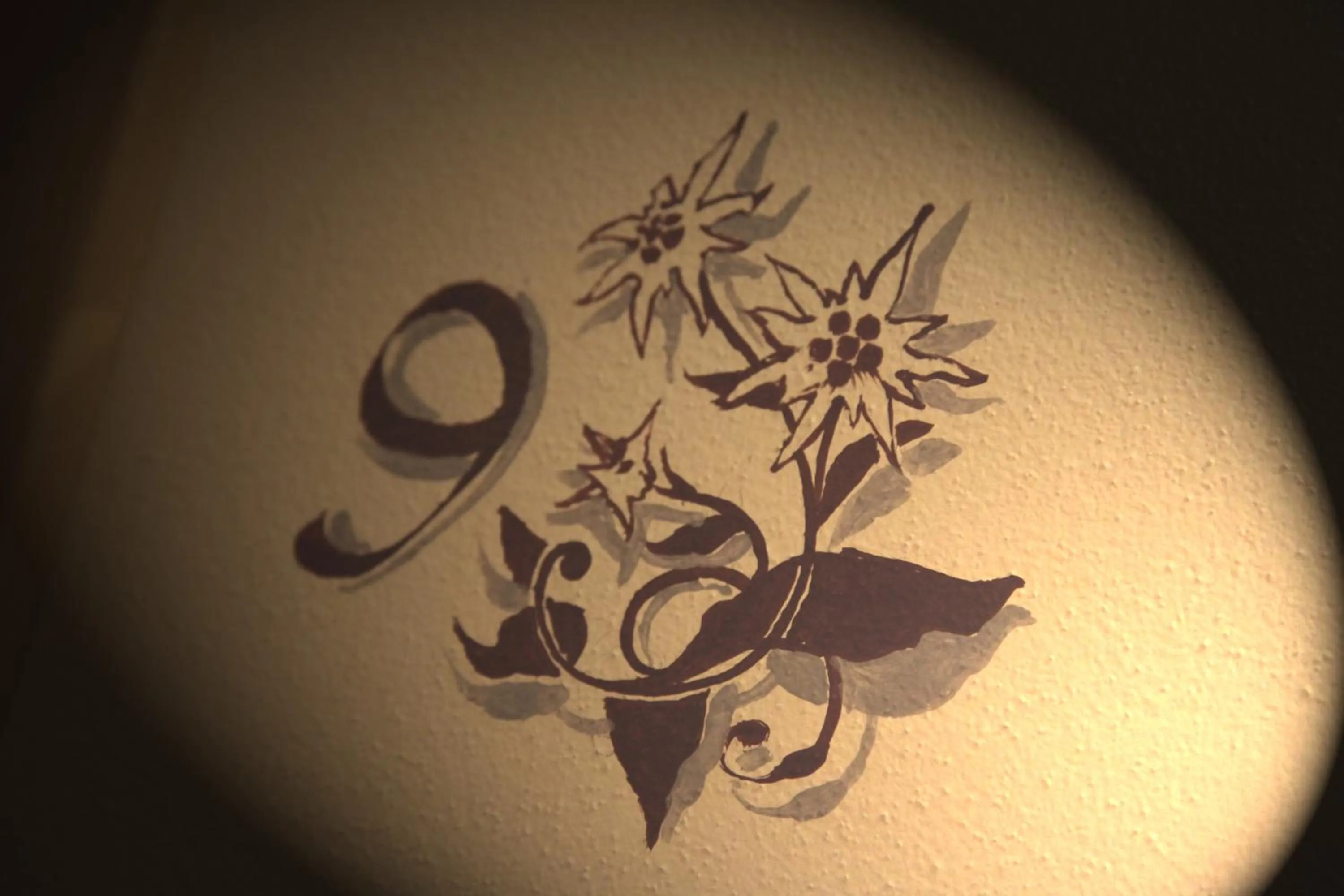 Decorative detail in Garnì Prà Fiorì