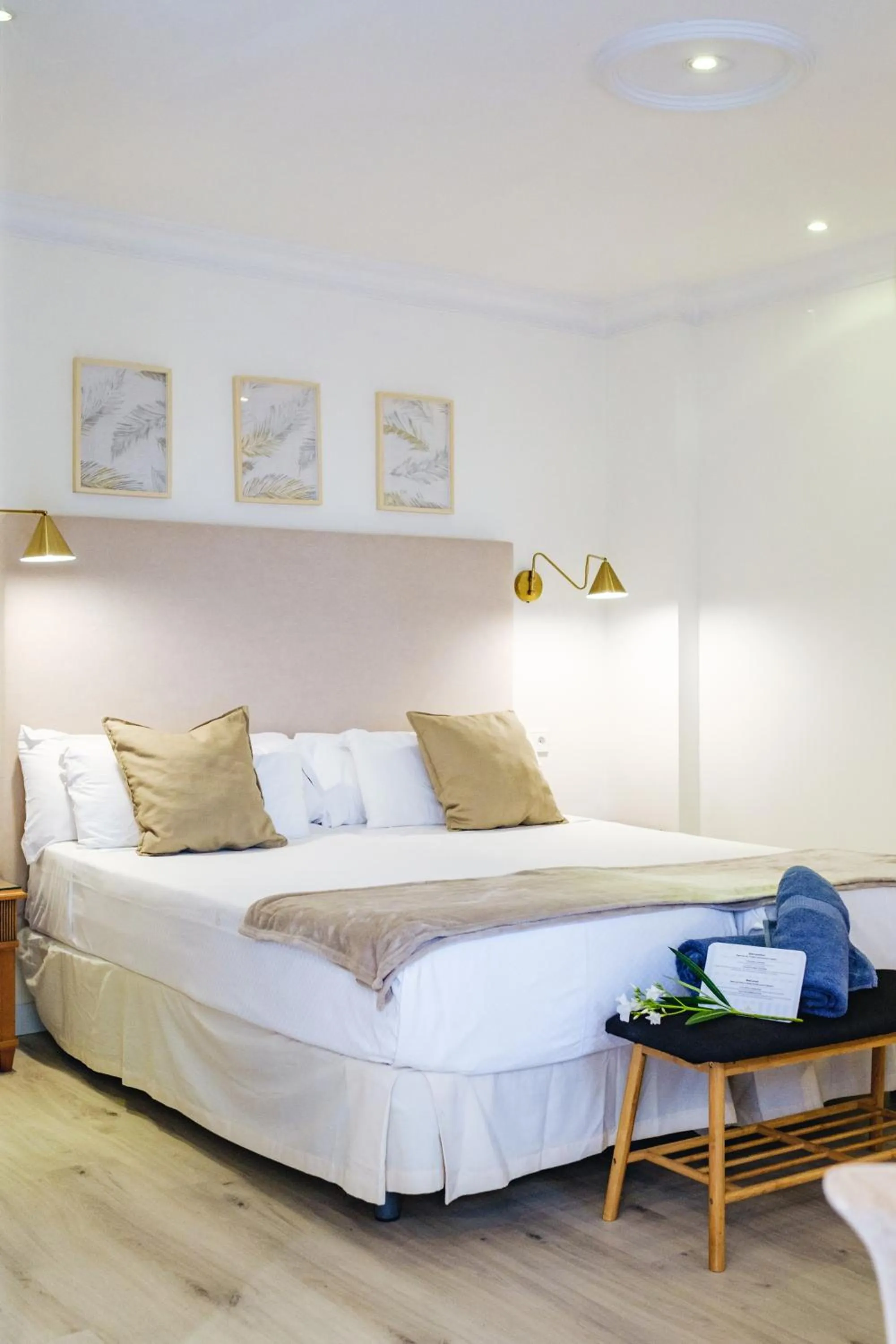 Bed in Hotel Ciutat Jardi