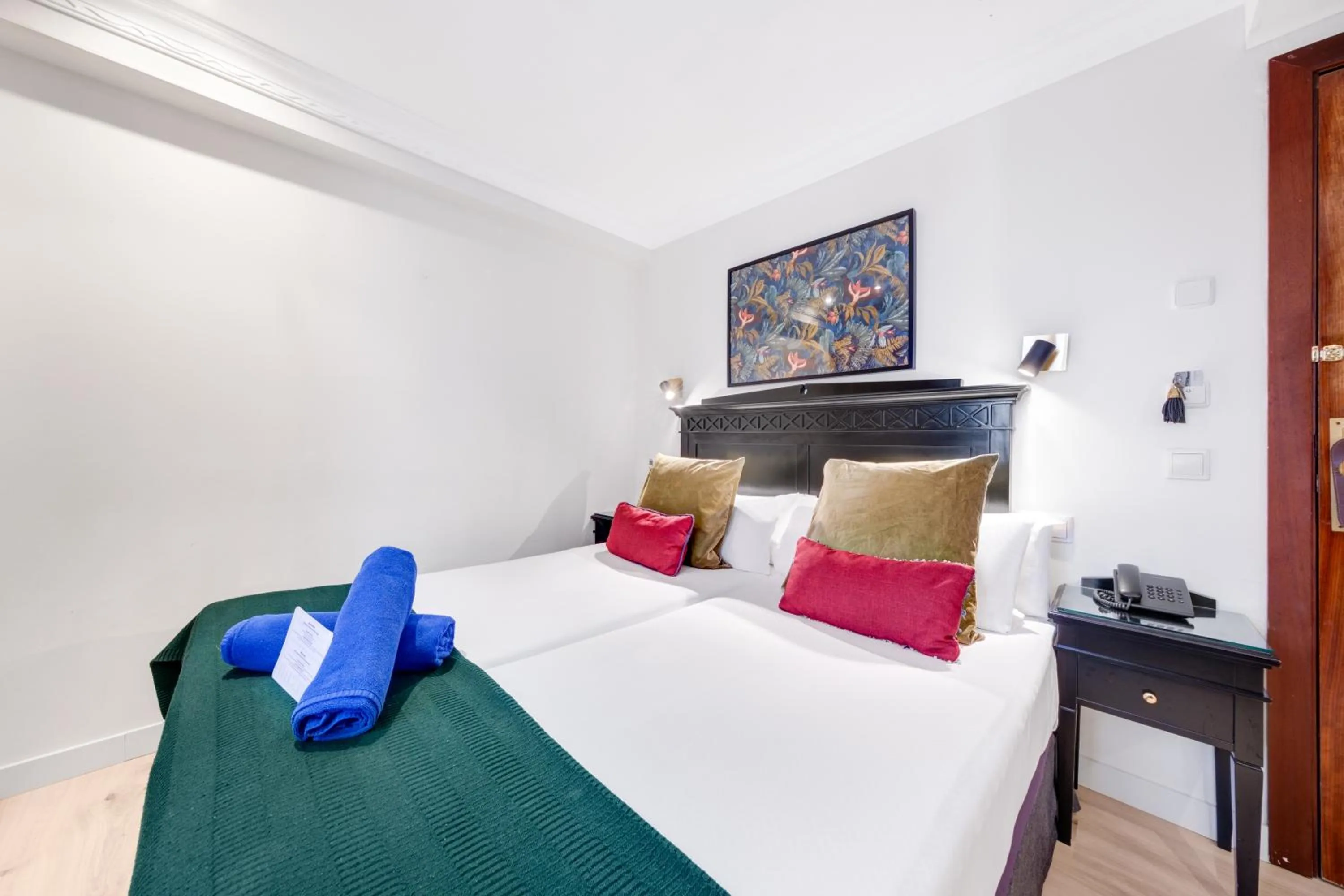 Bed in Hotel Ciutat Jardi