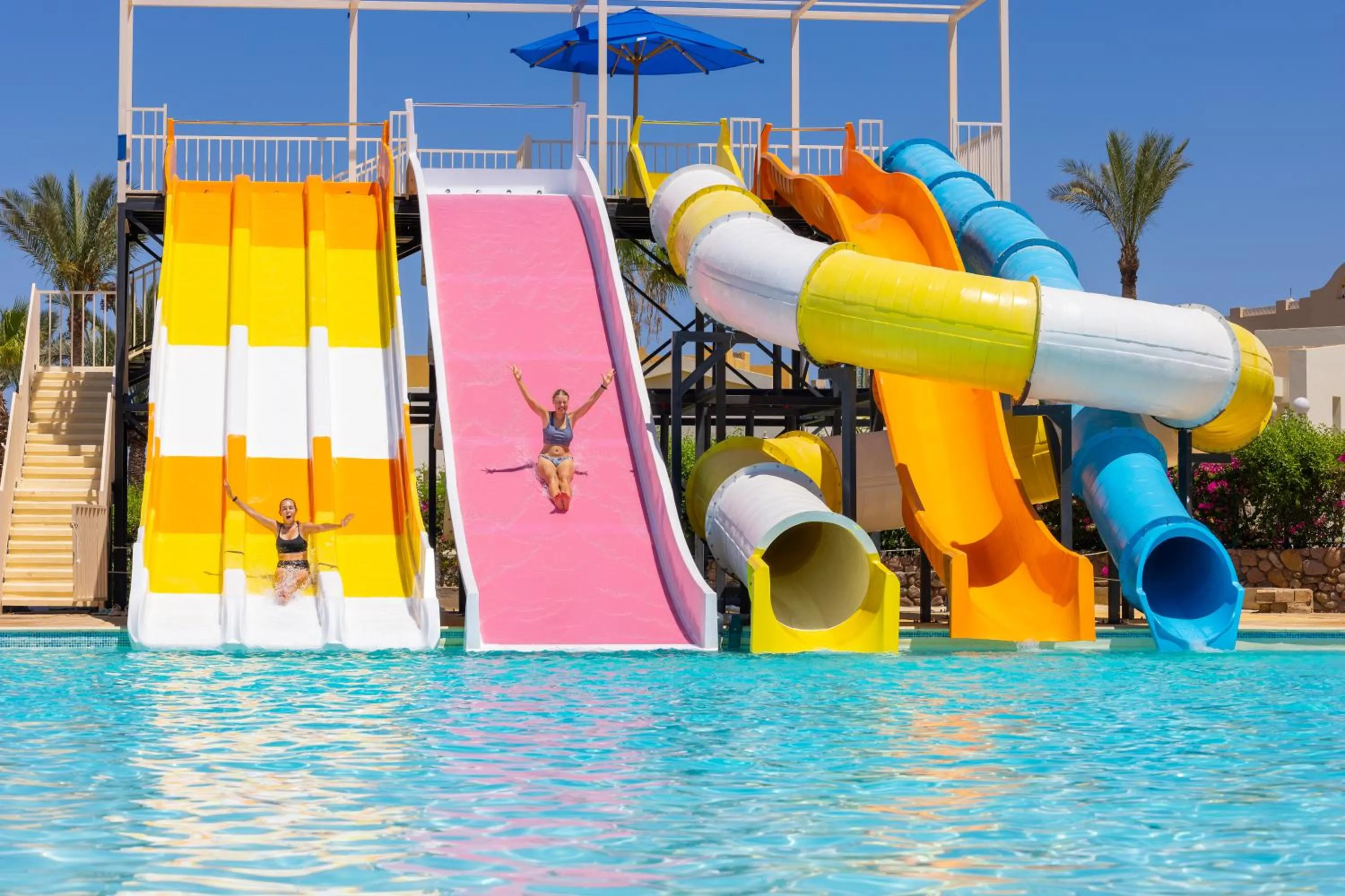 Aqua park in Amwaj Oyoun Resort