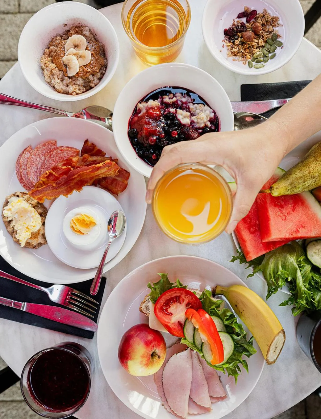 Breakfast in Hotel Emilia