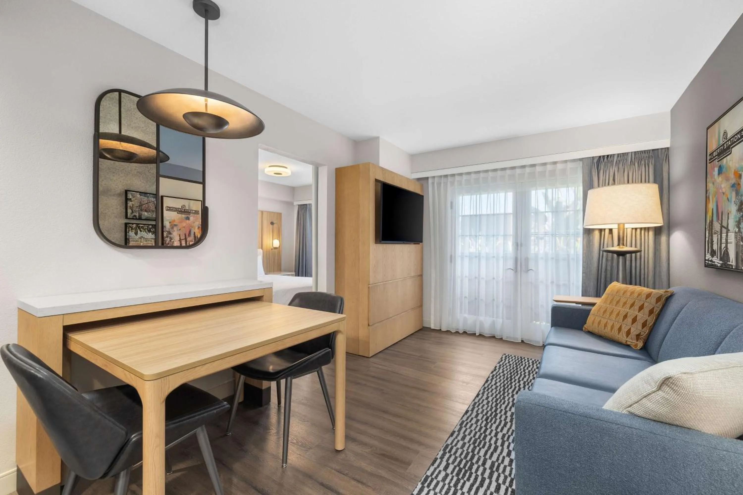 Living room in Homewood Suites by Hilton San Diego Airport-Liberty Station
