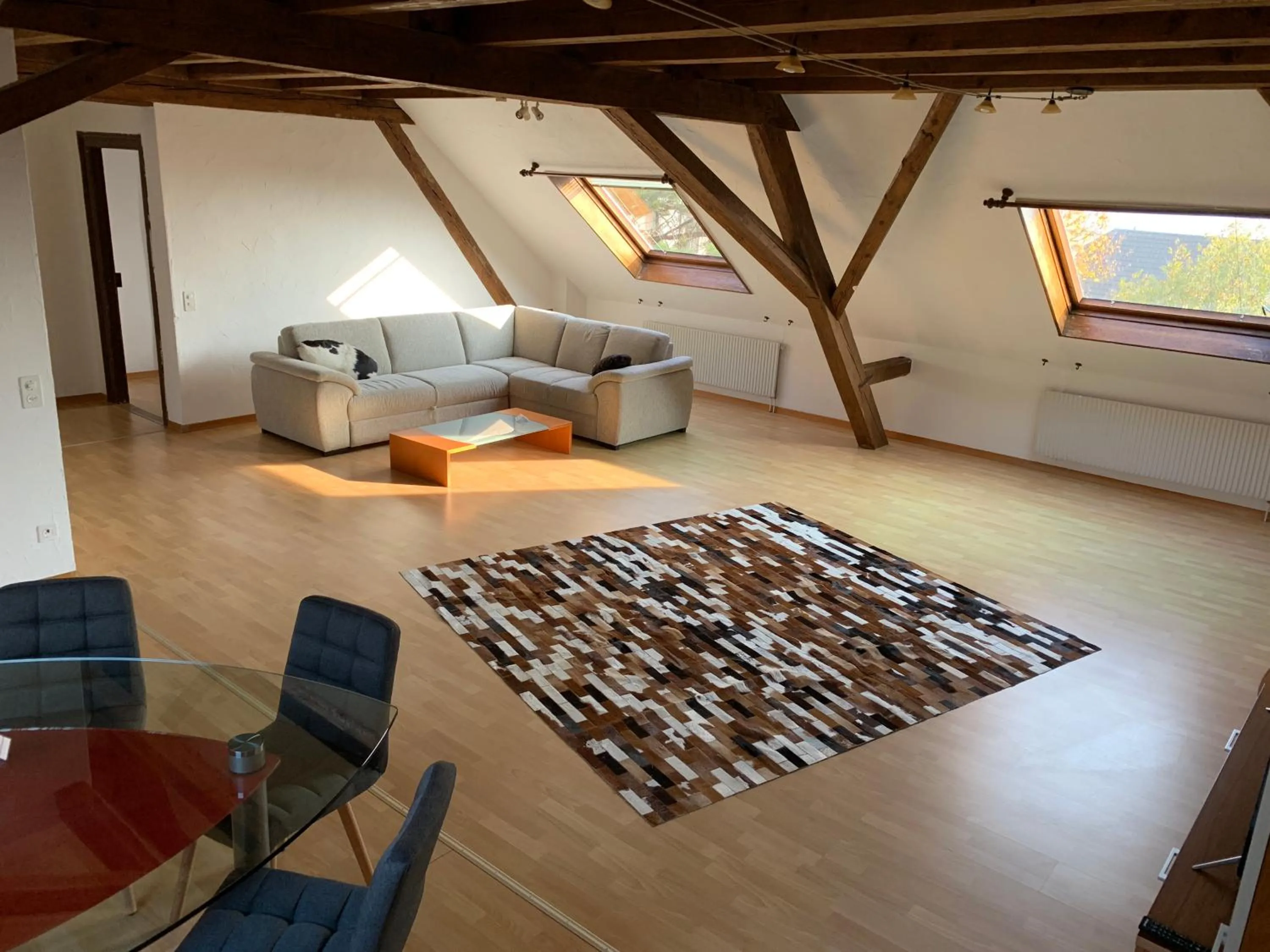 Seating area in Gasthof National