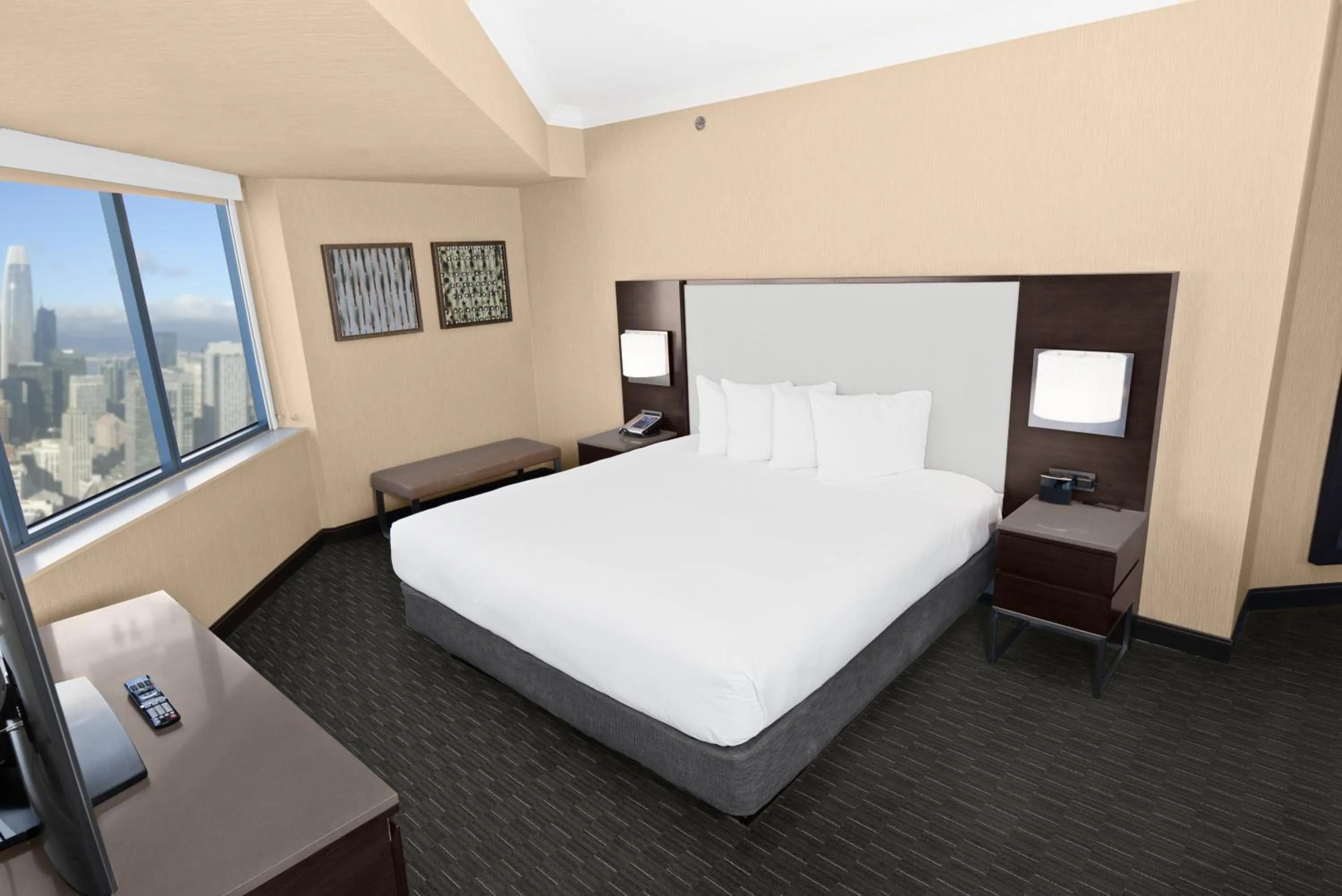 Bedroom, Bed in Hilton San Francisco Union Square