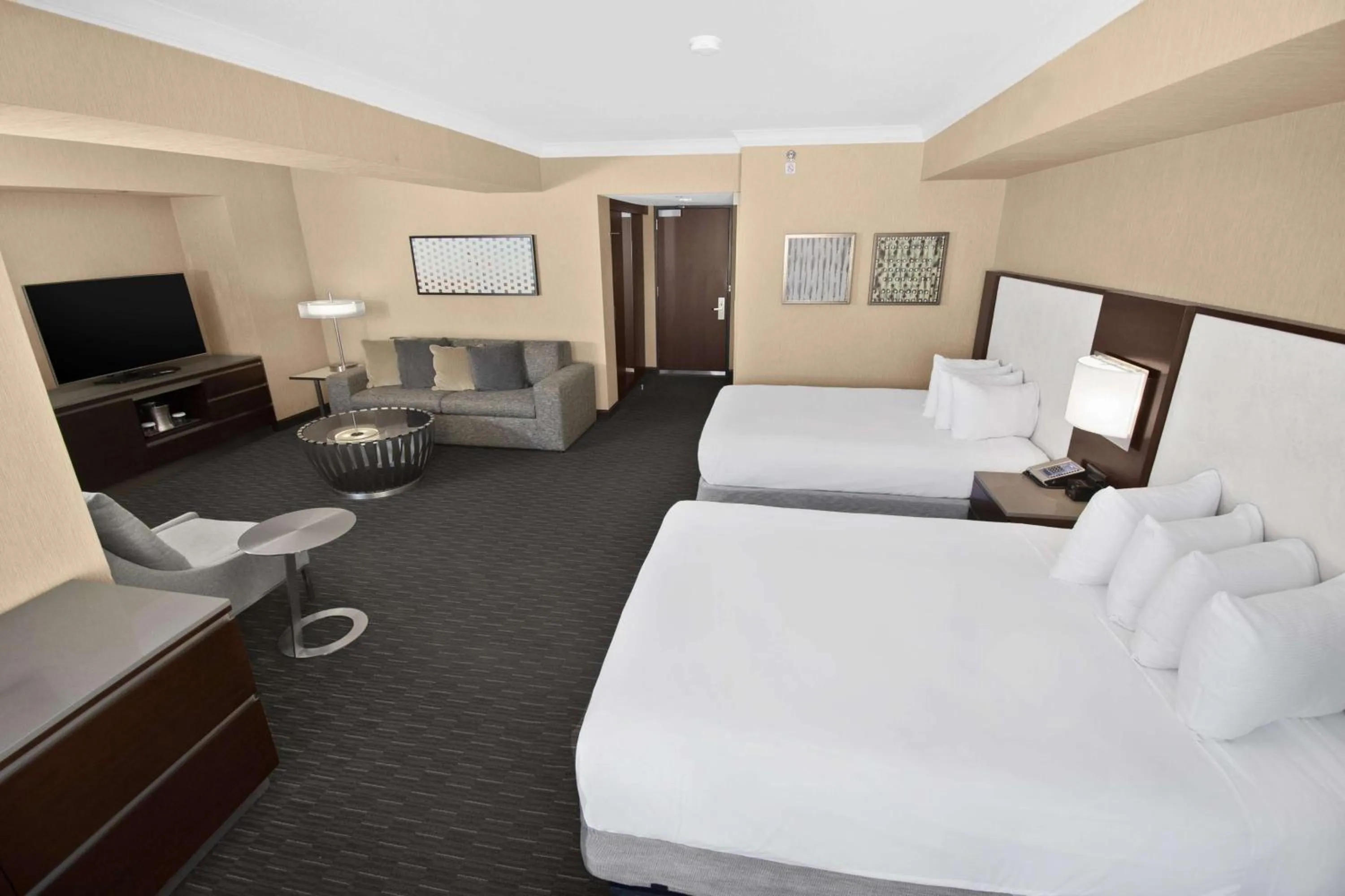 Bed in Hilton San Francisco Union Square