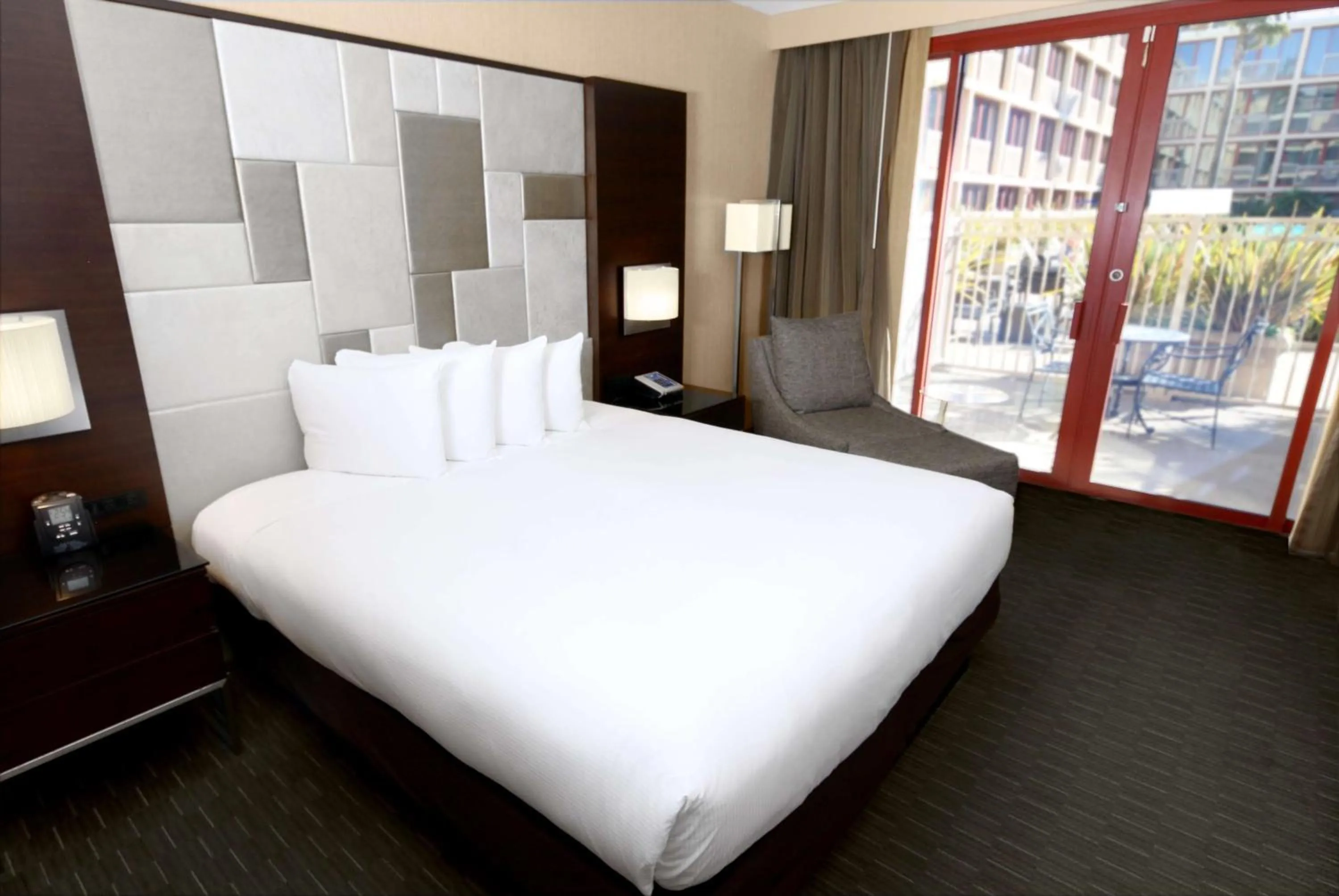 Bed in Hilton San Francisco Union Square