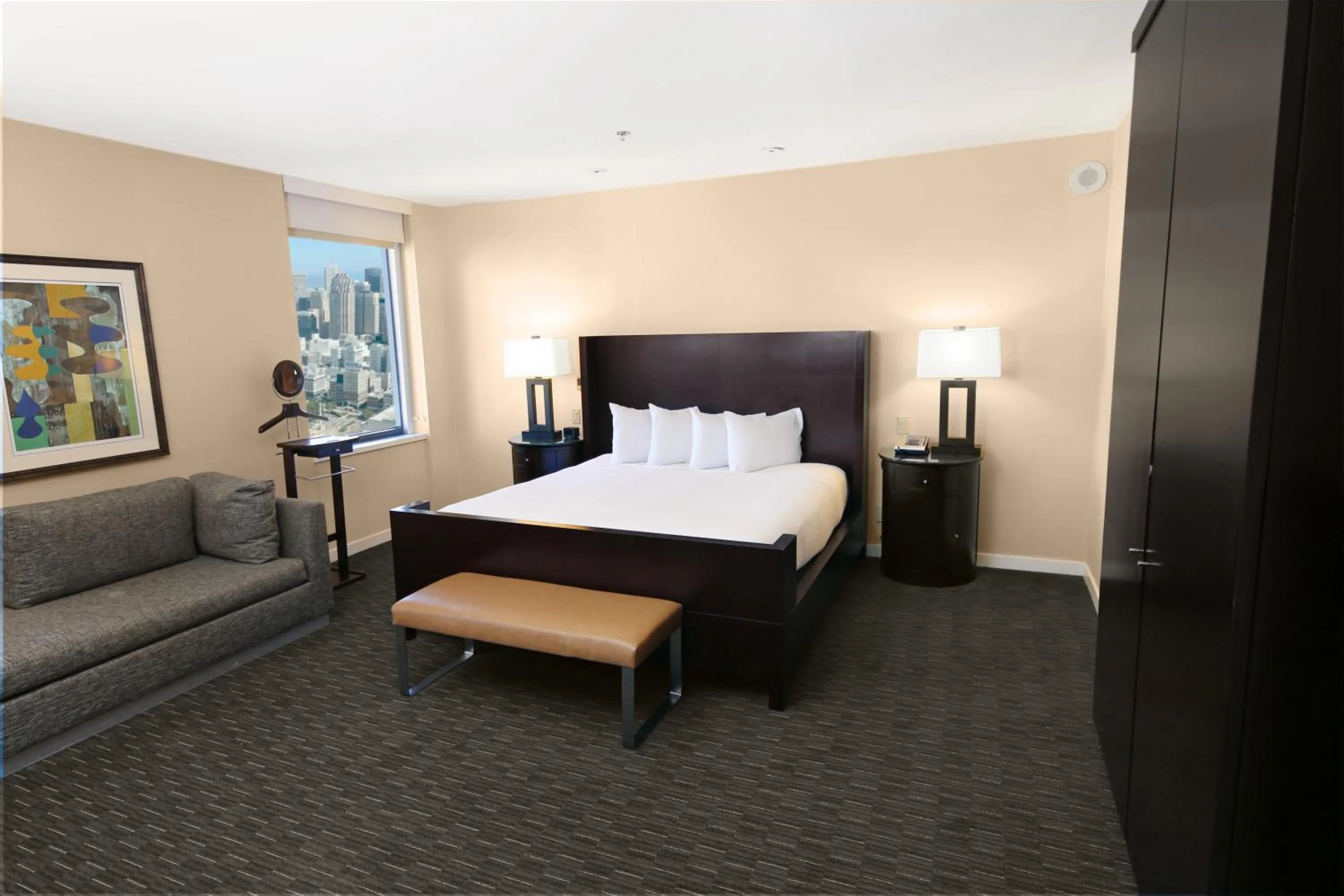 Bedroom, Bed in Hilton San Francisco Union Square