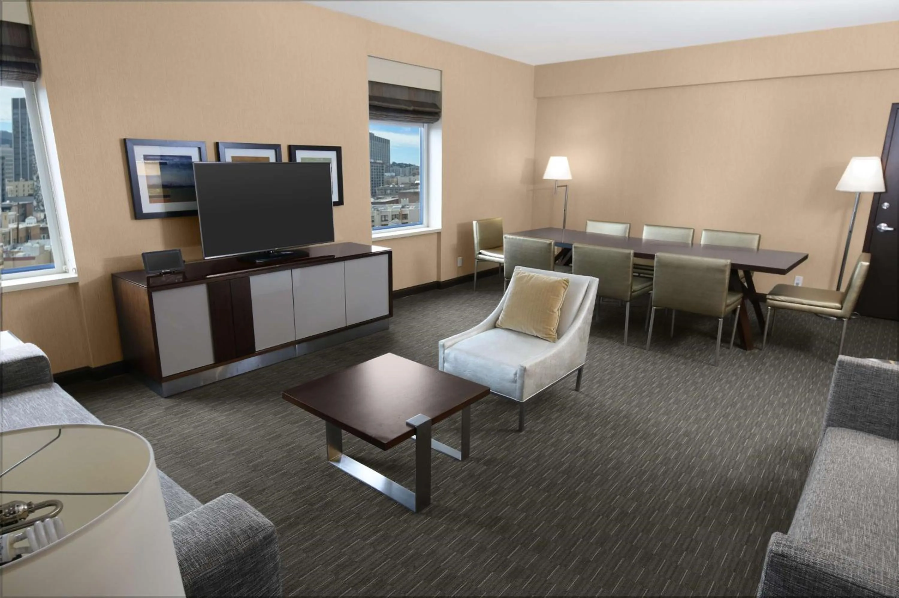 Living room in Hilton San Francisco Union Square