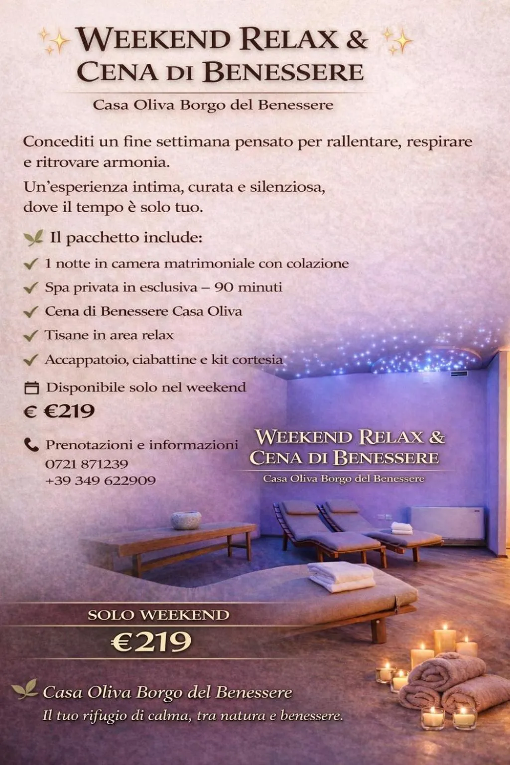 Massage in Casa Oliva borgo del Benessere delle Marche