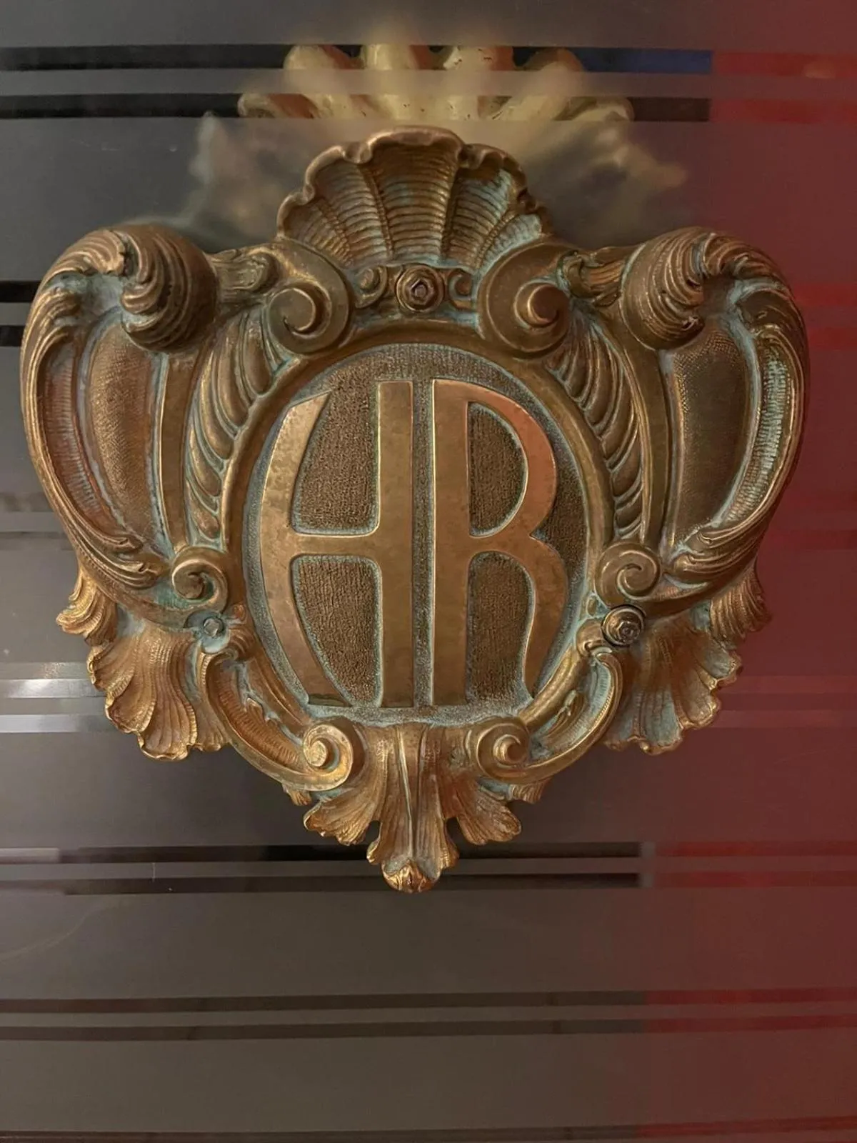 Decorative detail in Hotel Roma