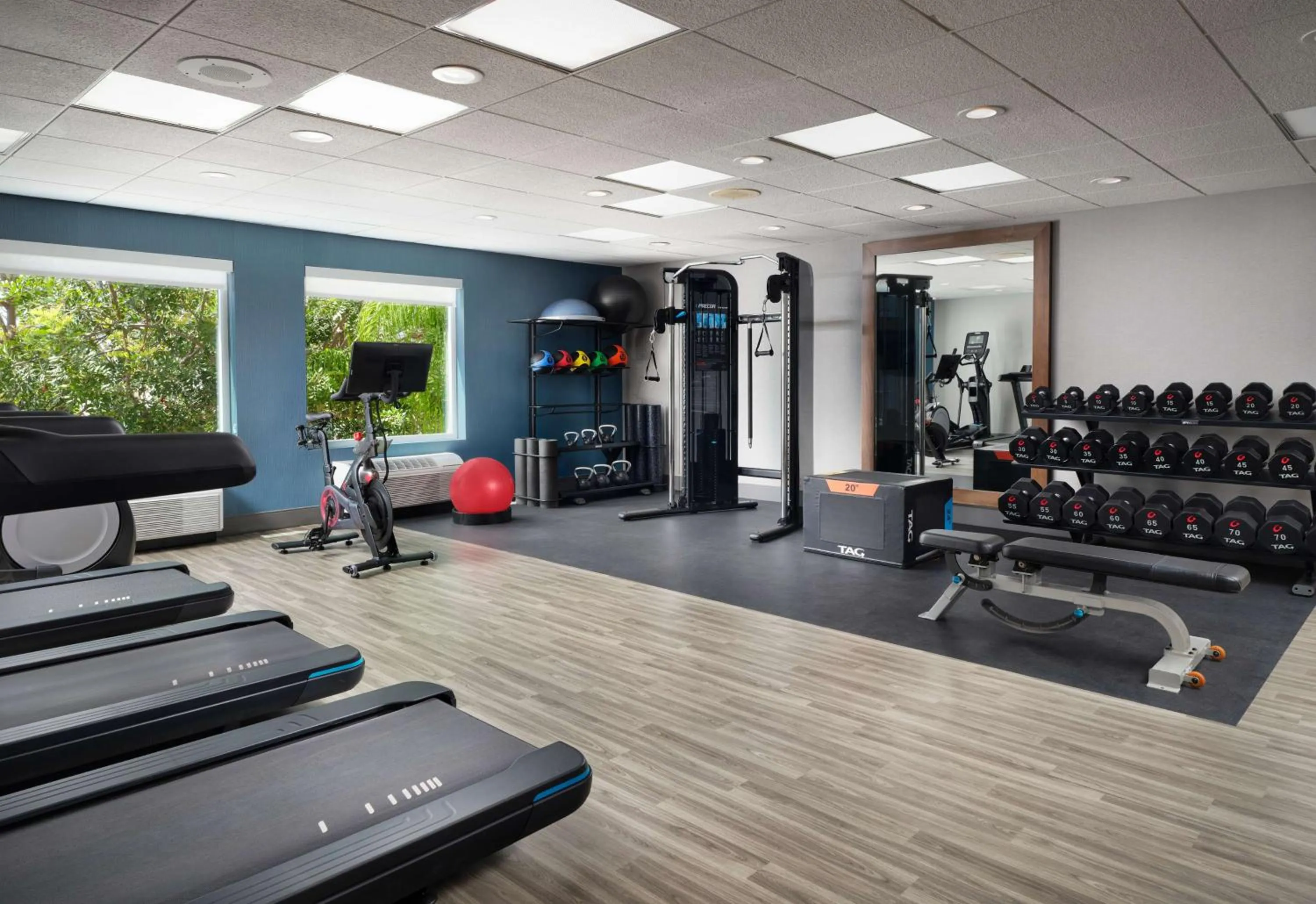 Fitness centre/facilities in Hampton Inn San Diego/Del Mar