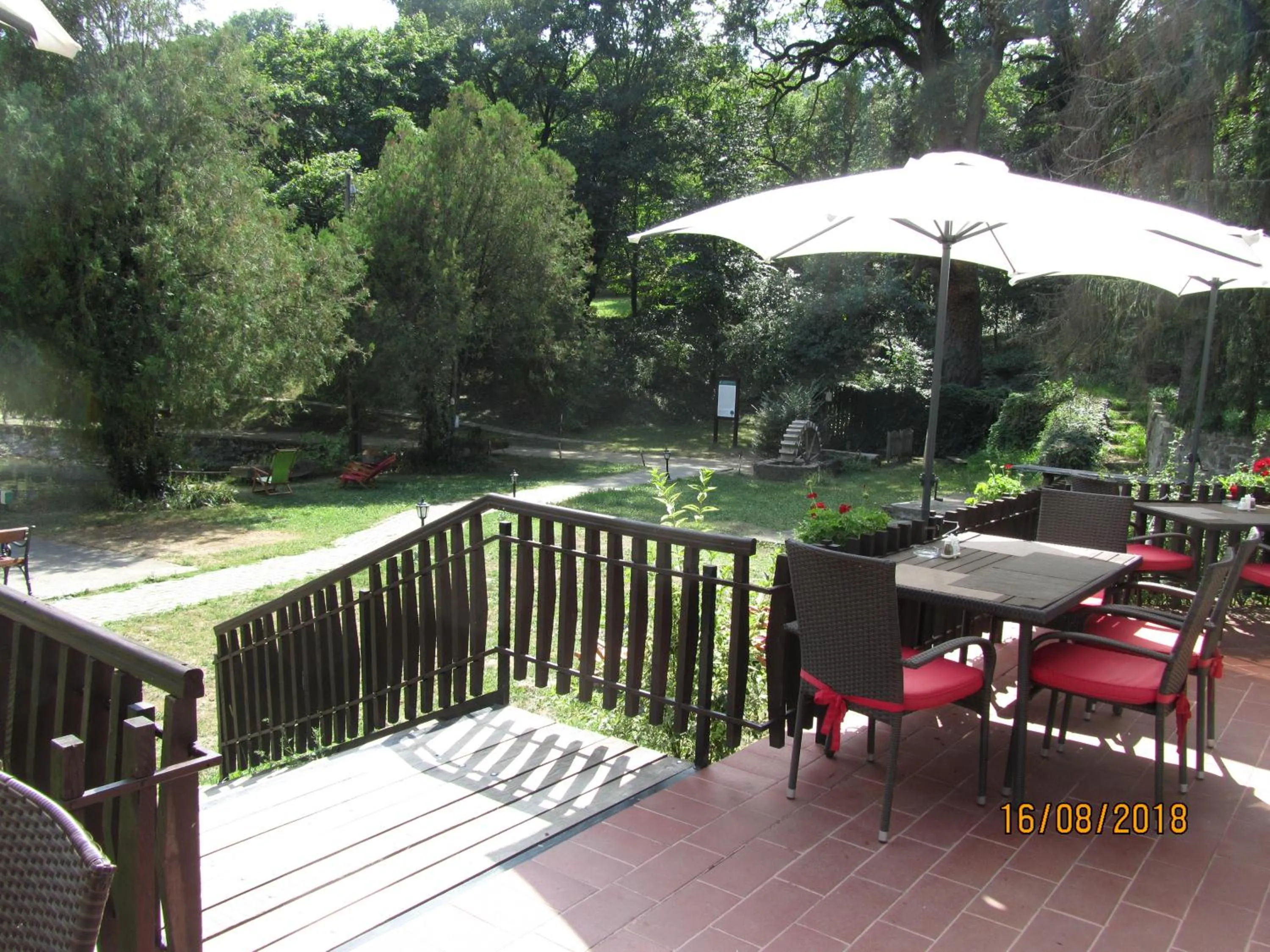 Patio in Hotel Síkfőkút