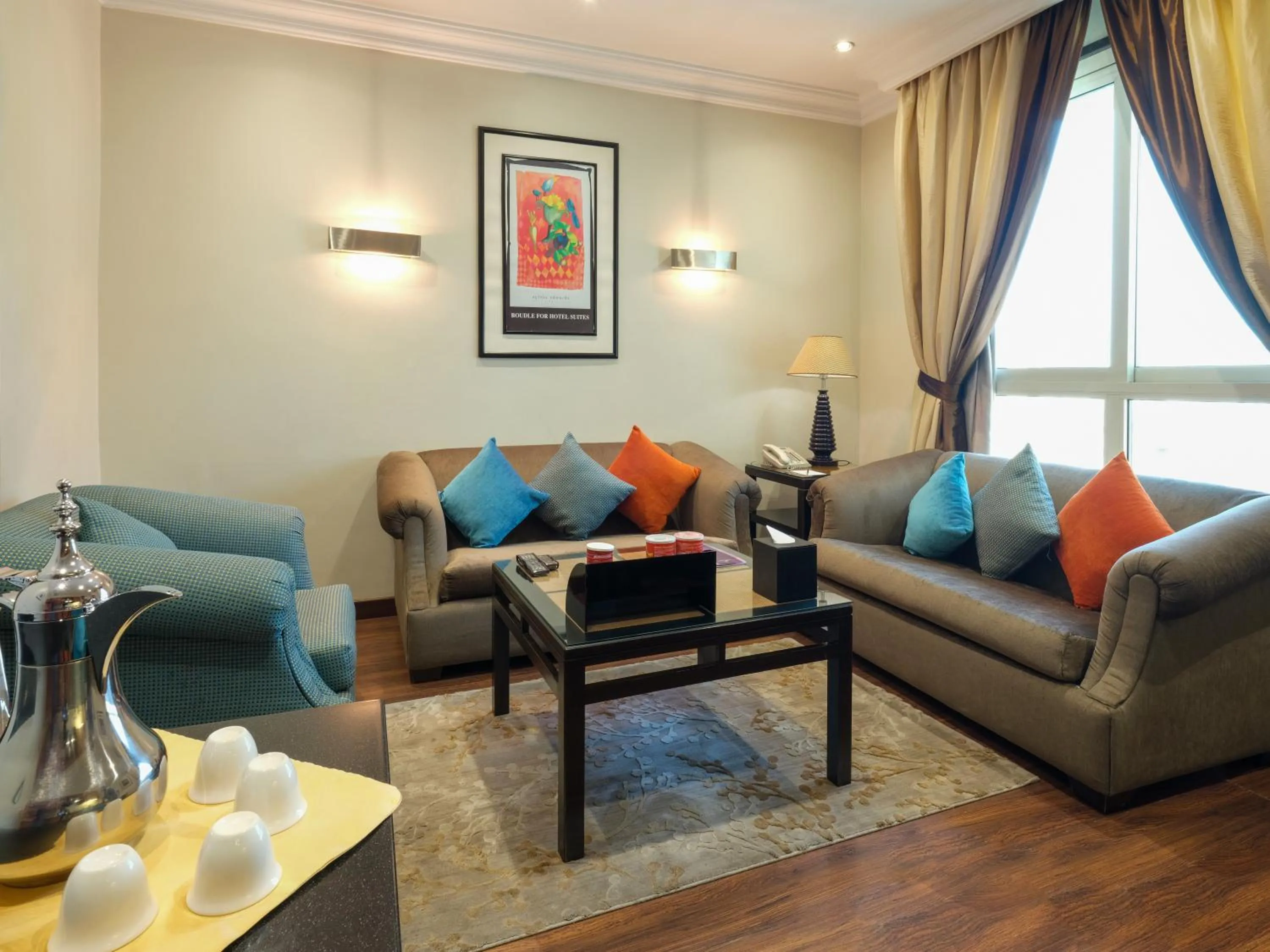 Living room in Boudl Salmiya, Kuwait - بودل السالمية الكويت