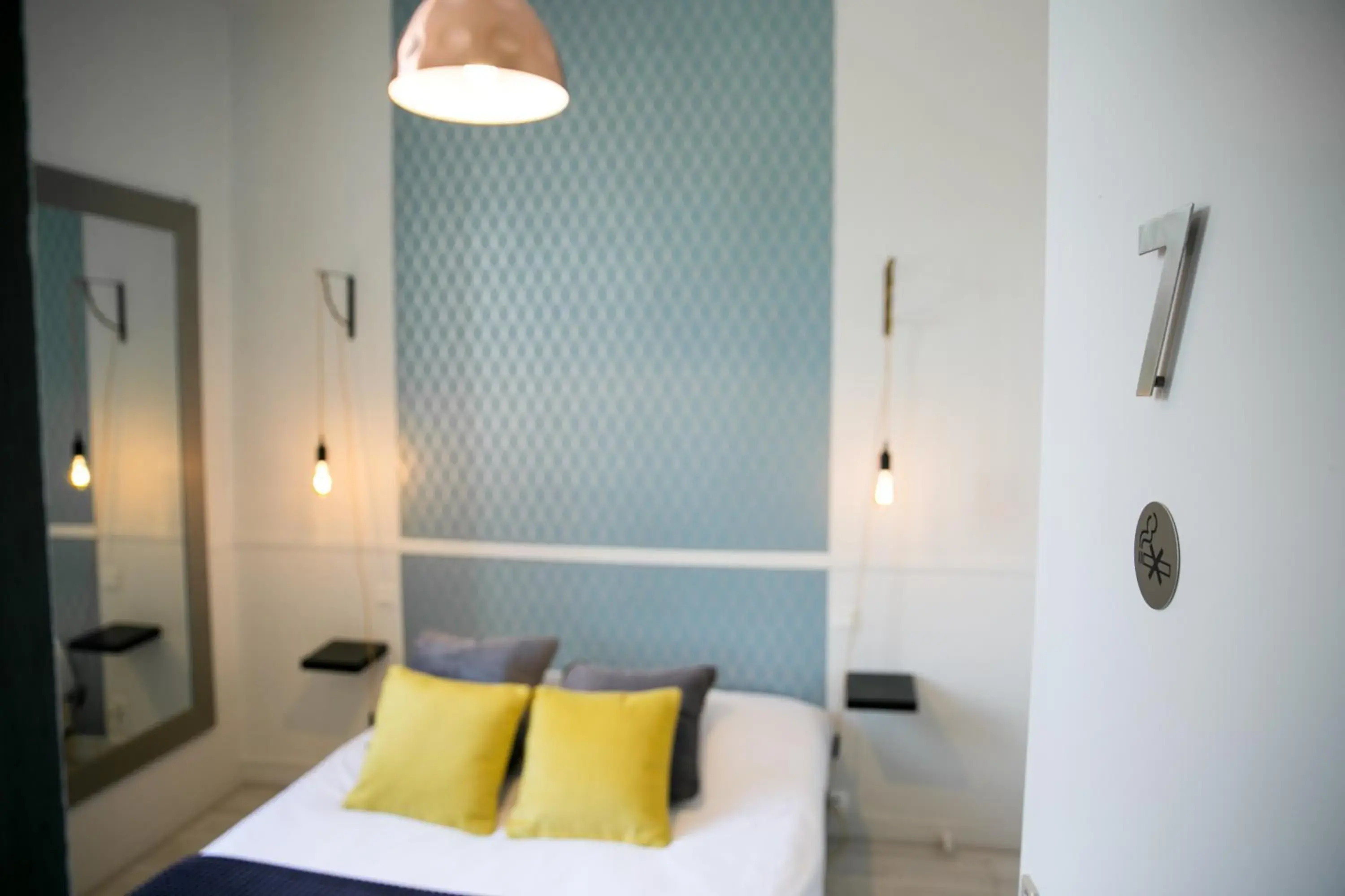 Double Room in Logis Auberge De L'ombrée Double Room in Logis Auberge De L'ombrée