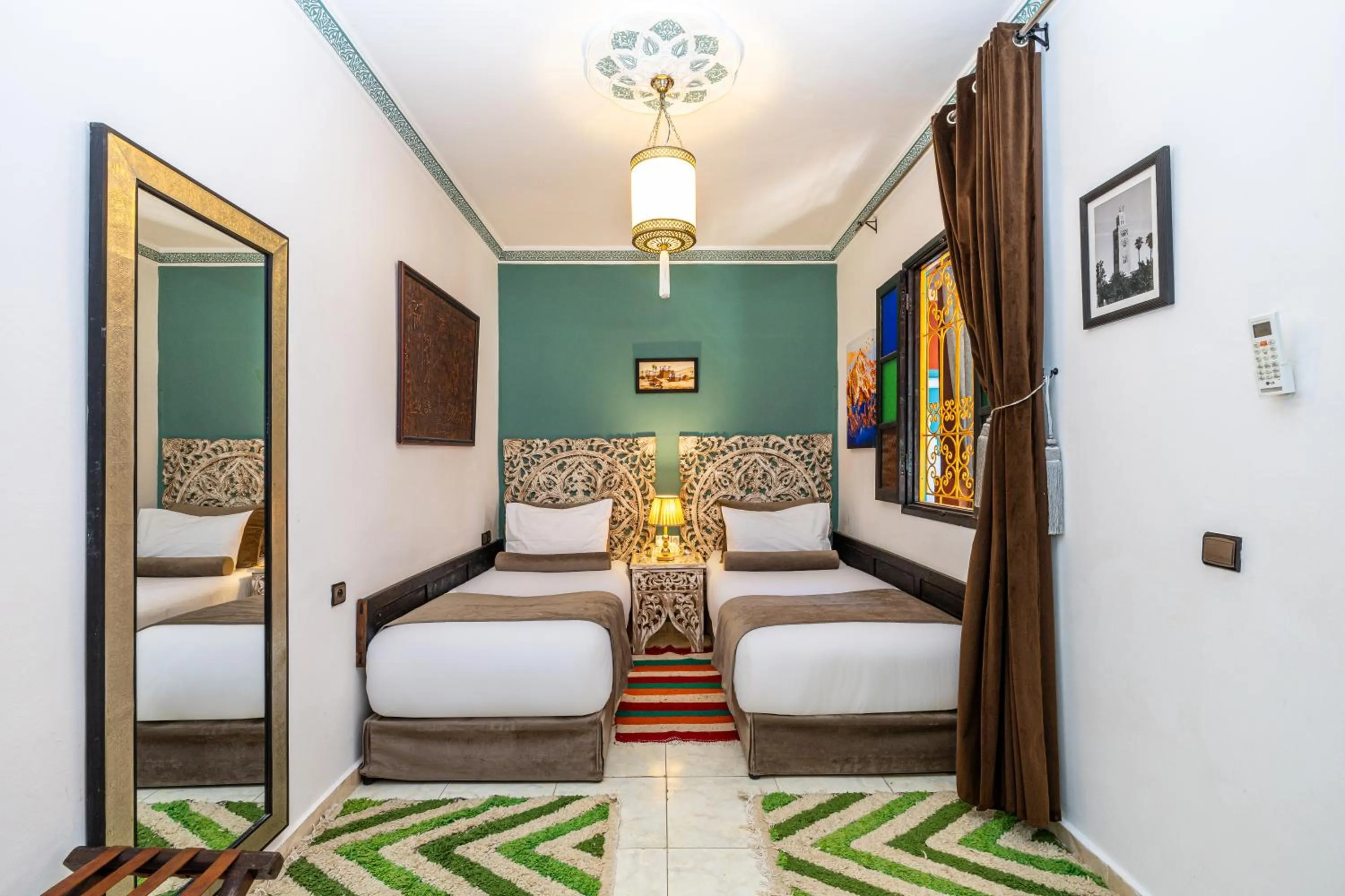 View (from property/room), Bed in Riad Luzia